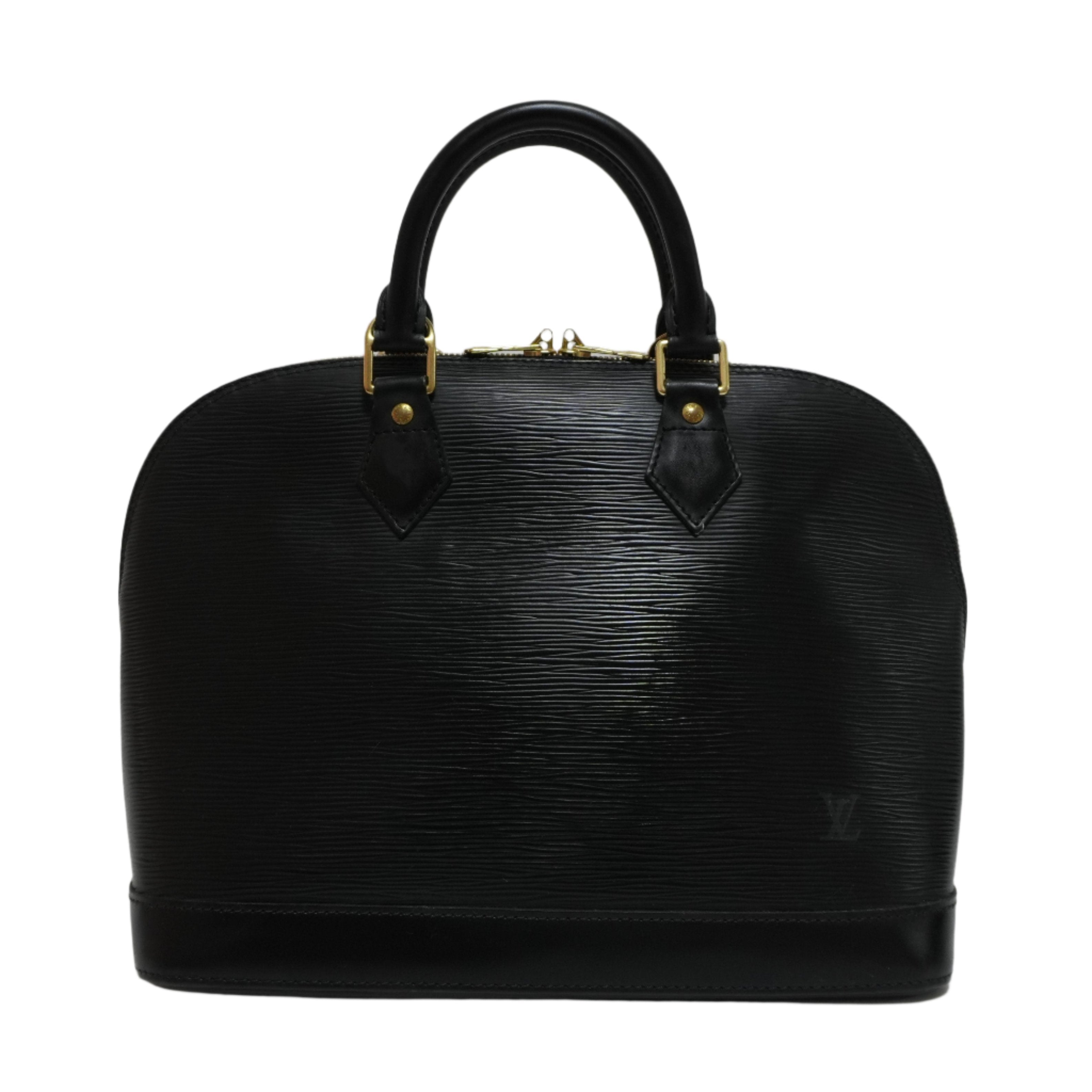 Louis Vuitton Epi Alma PM Handbag Black Used