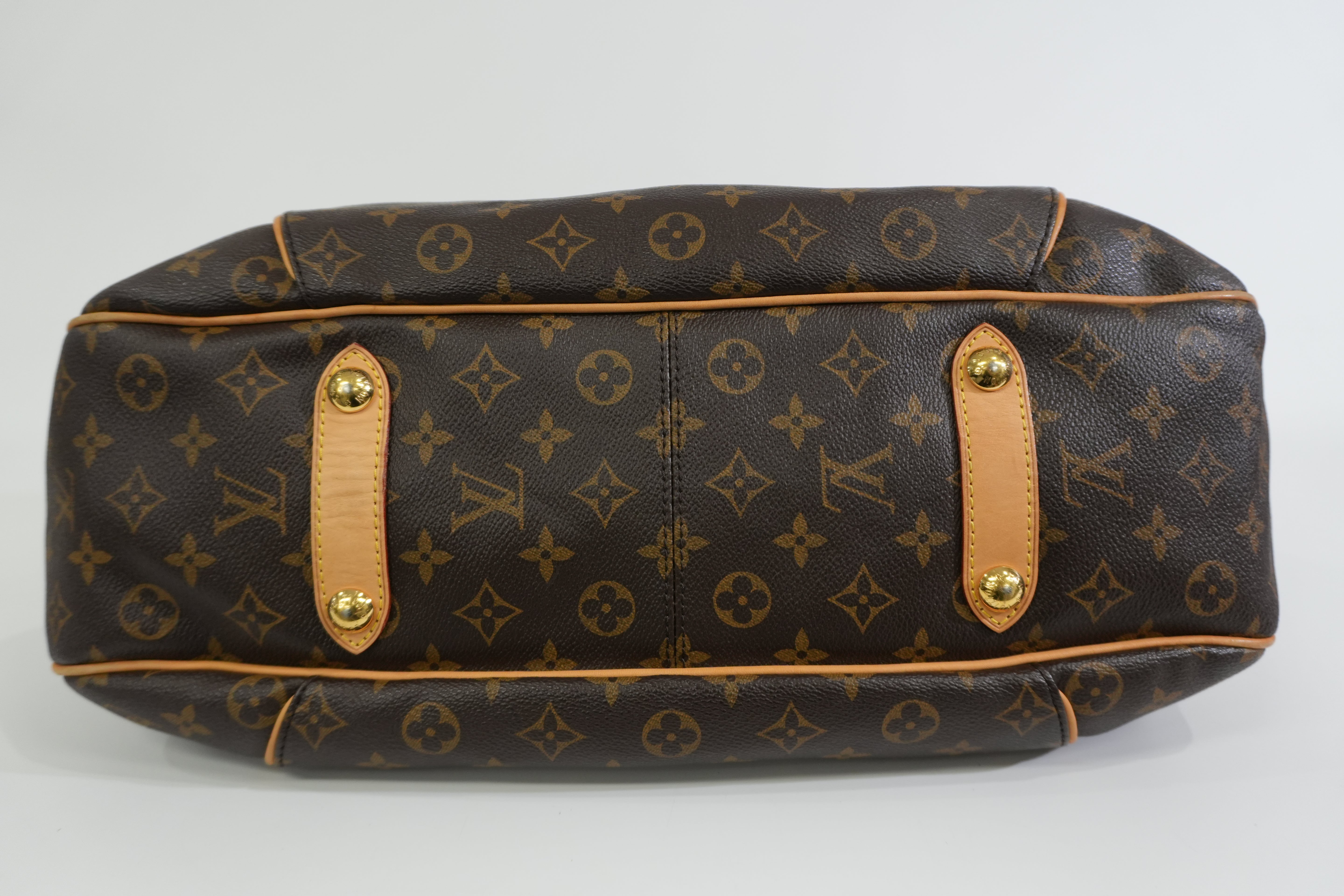 Pre-owned Louis Vuitton Monogram Galliera MM Hobo Tote Bag