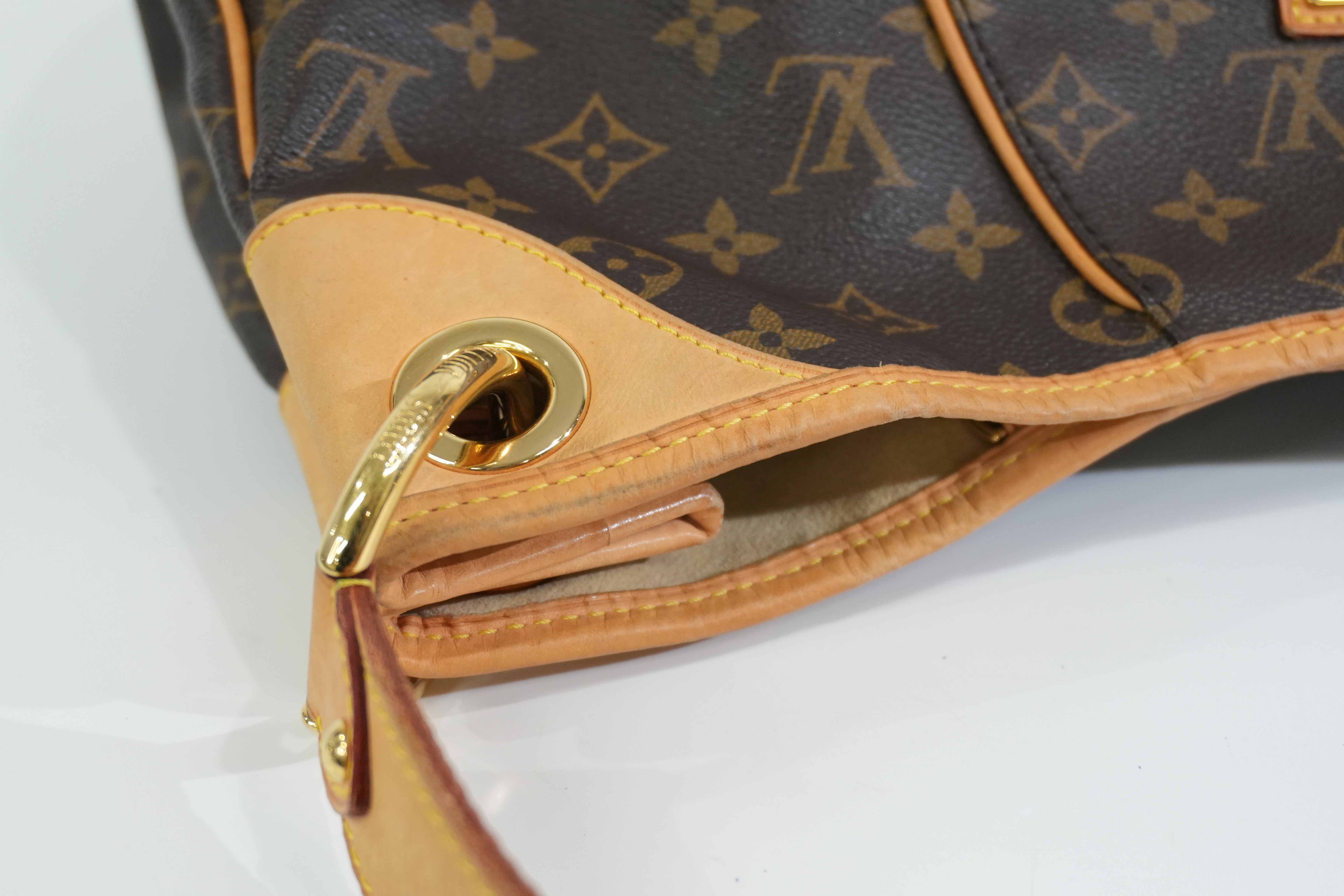 Pre-owned Louis Vuitton Monogram Galliera MM Hobo Tote Bag