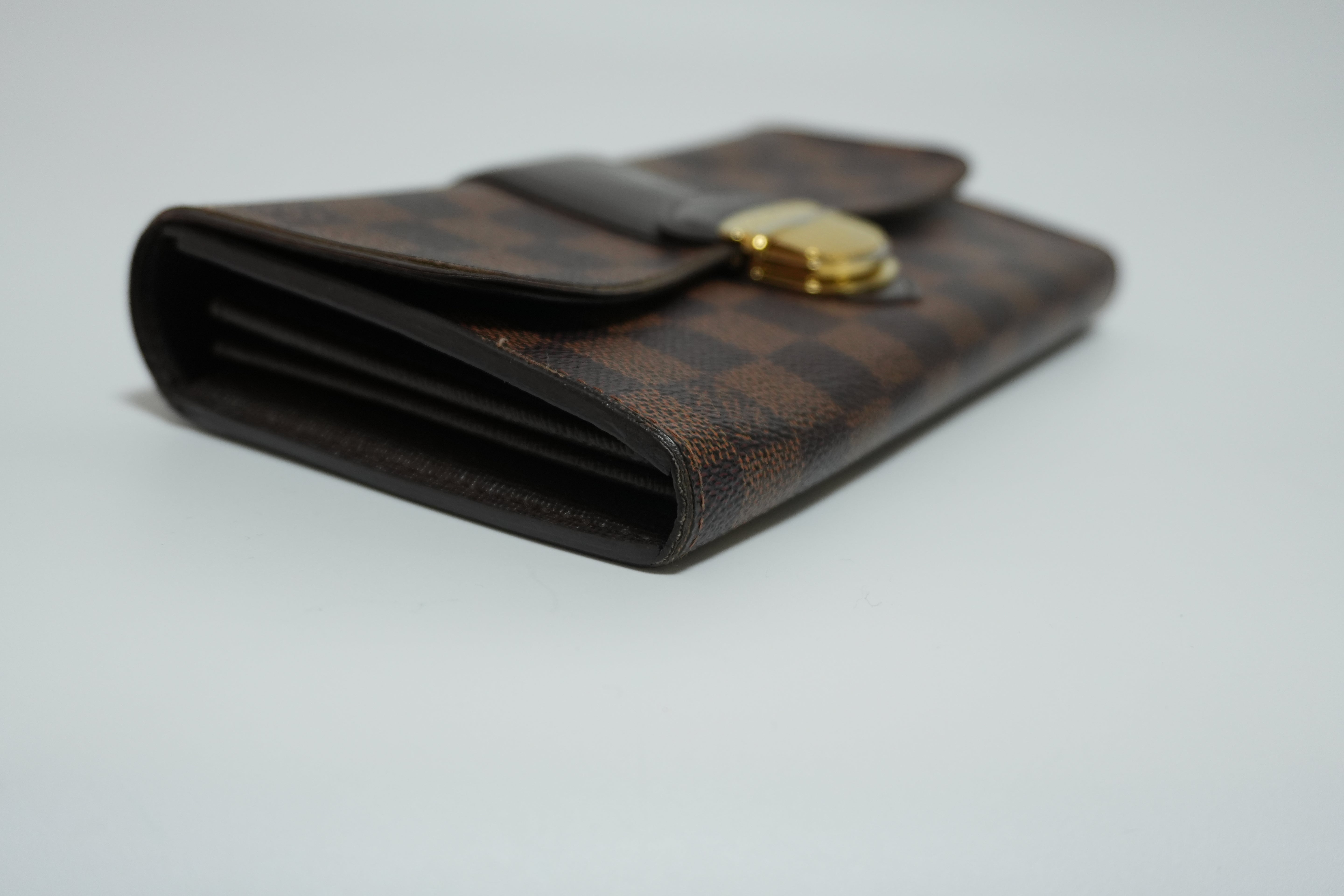 Louis Vuitton Damier Ebene Portefeuille Sistine Wallet Used
