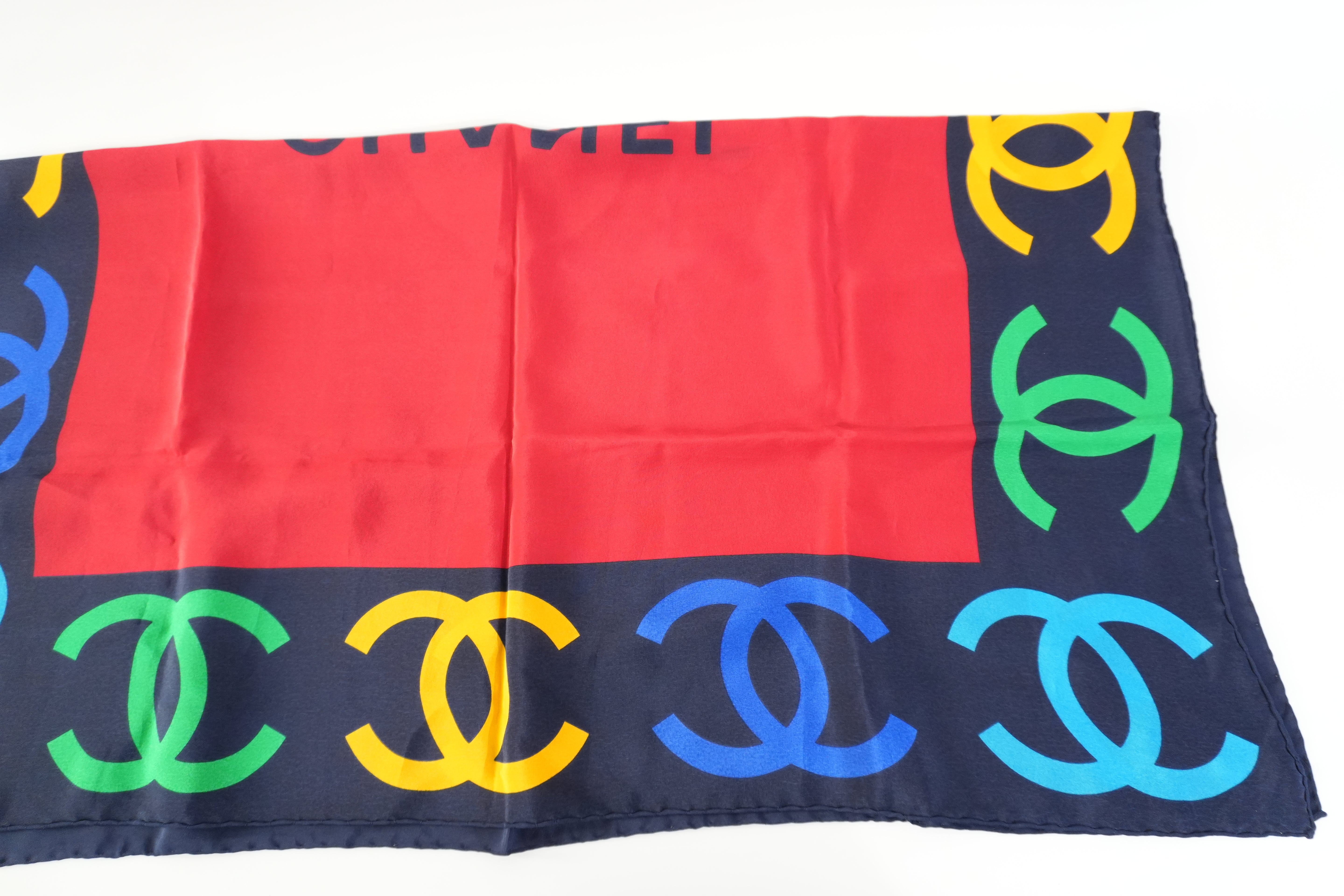 Pre-owned Chanel Scarf Multicolor