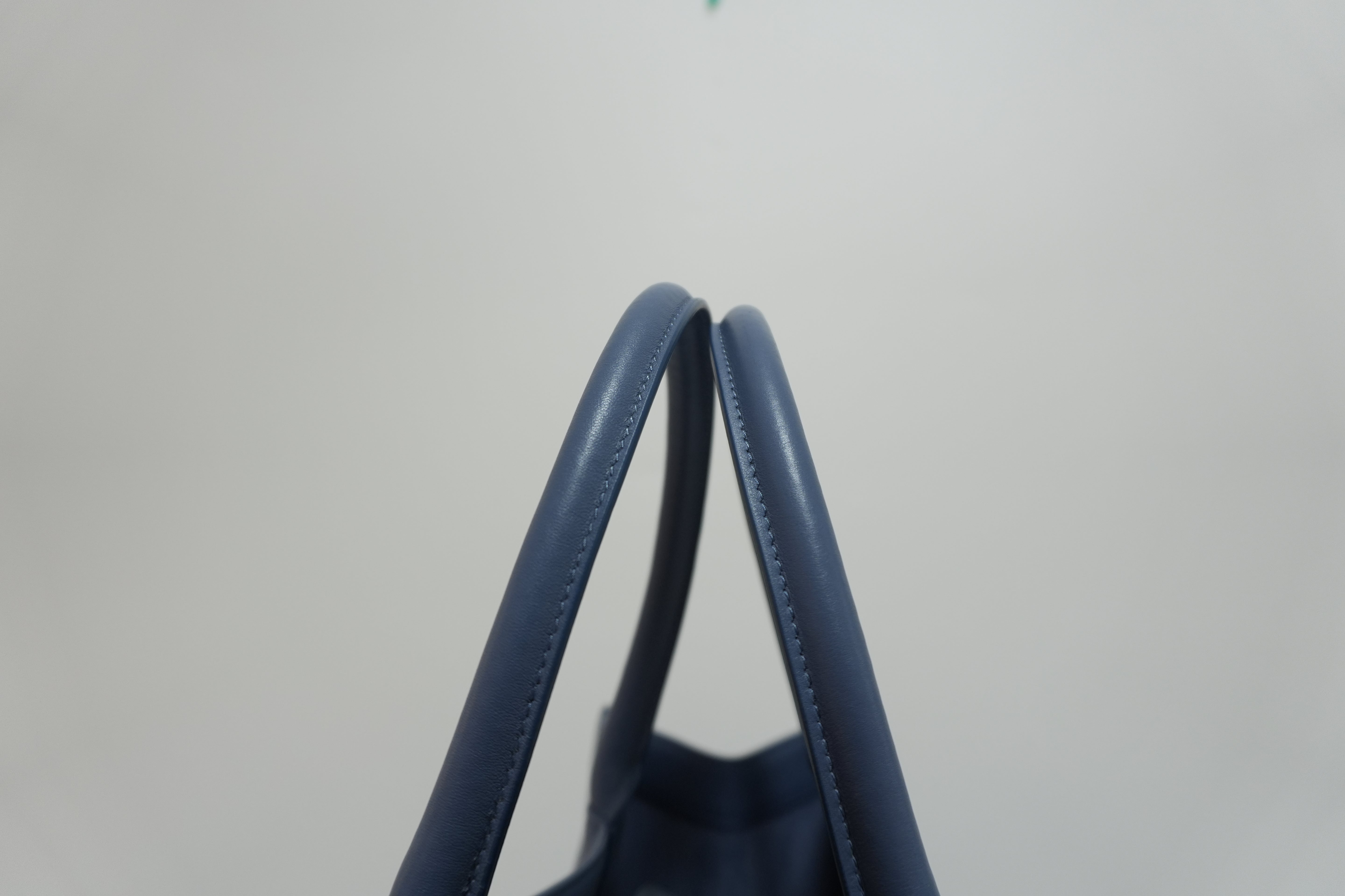 Dior Leather Book Tote Bag Indigo Used