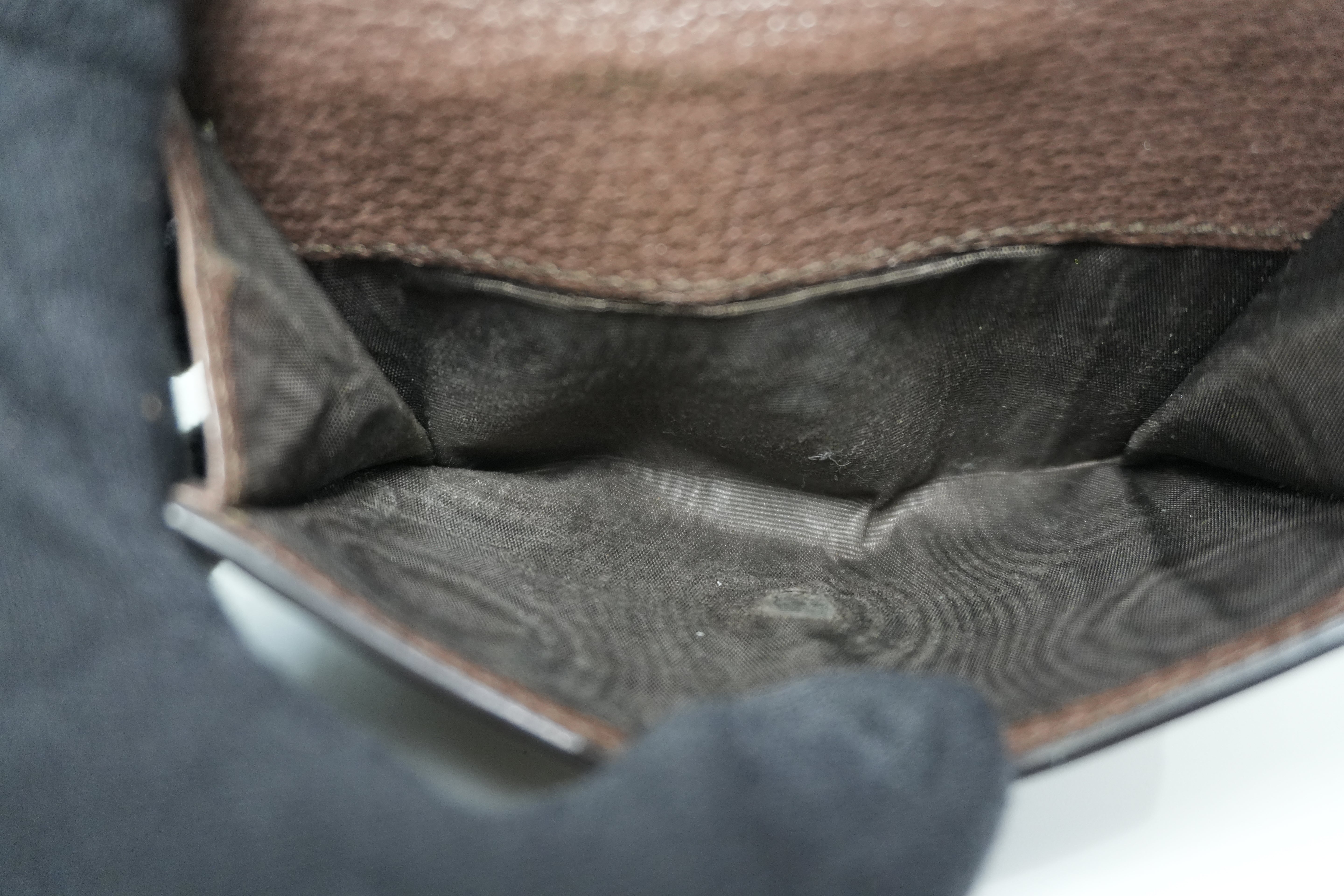 Pre-owned Gucci Ophidia Bifold Wallet Brown