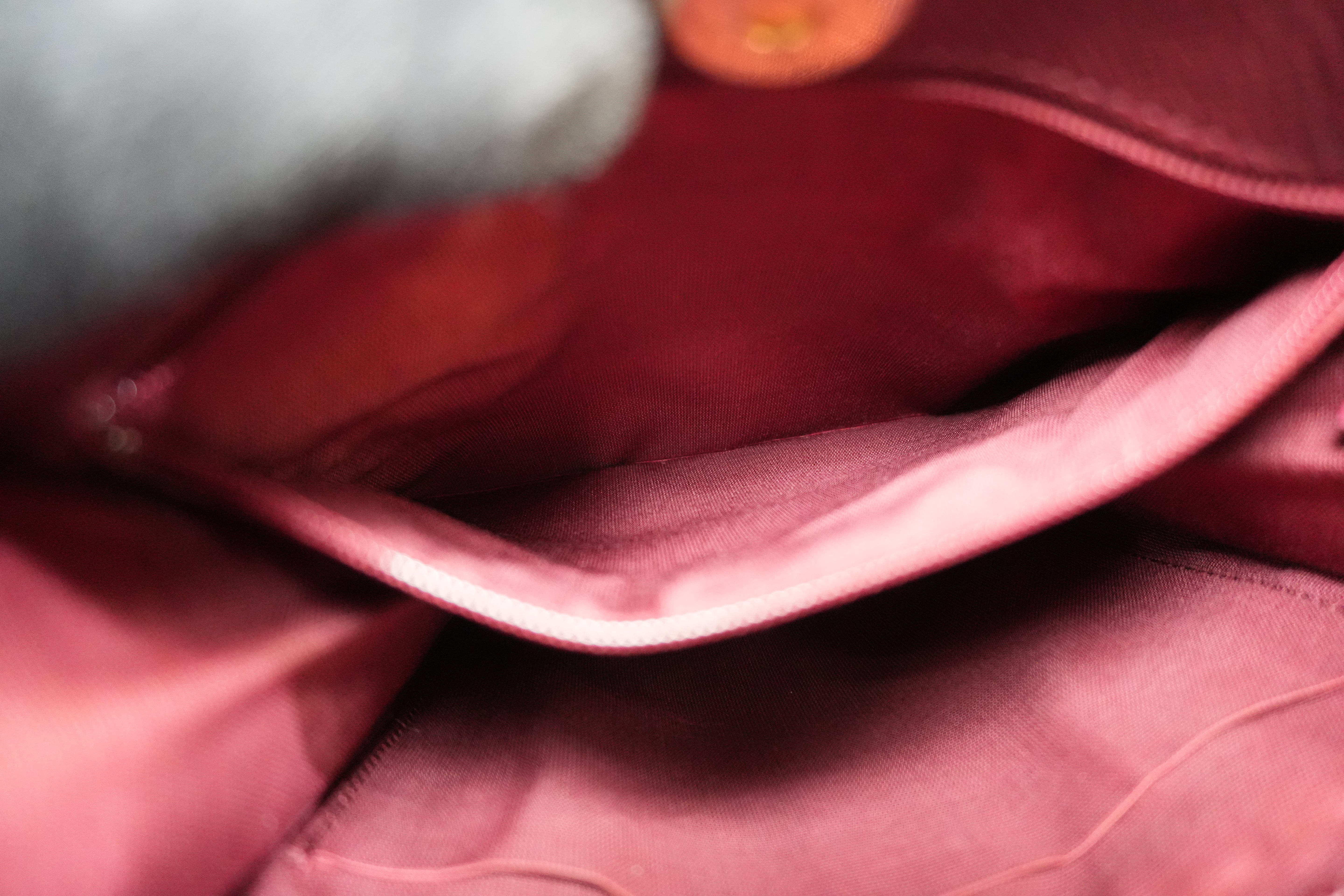 Pre-owned Burberry Nova Check Shoulder Bag Burgundy and Beige