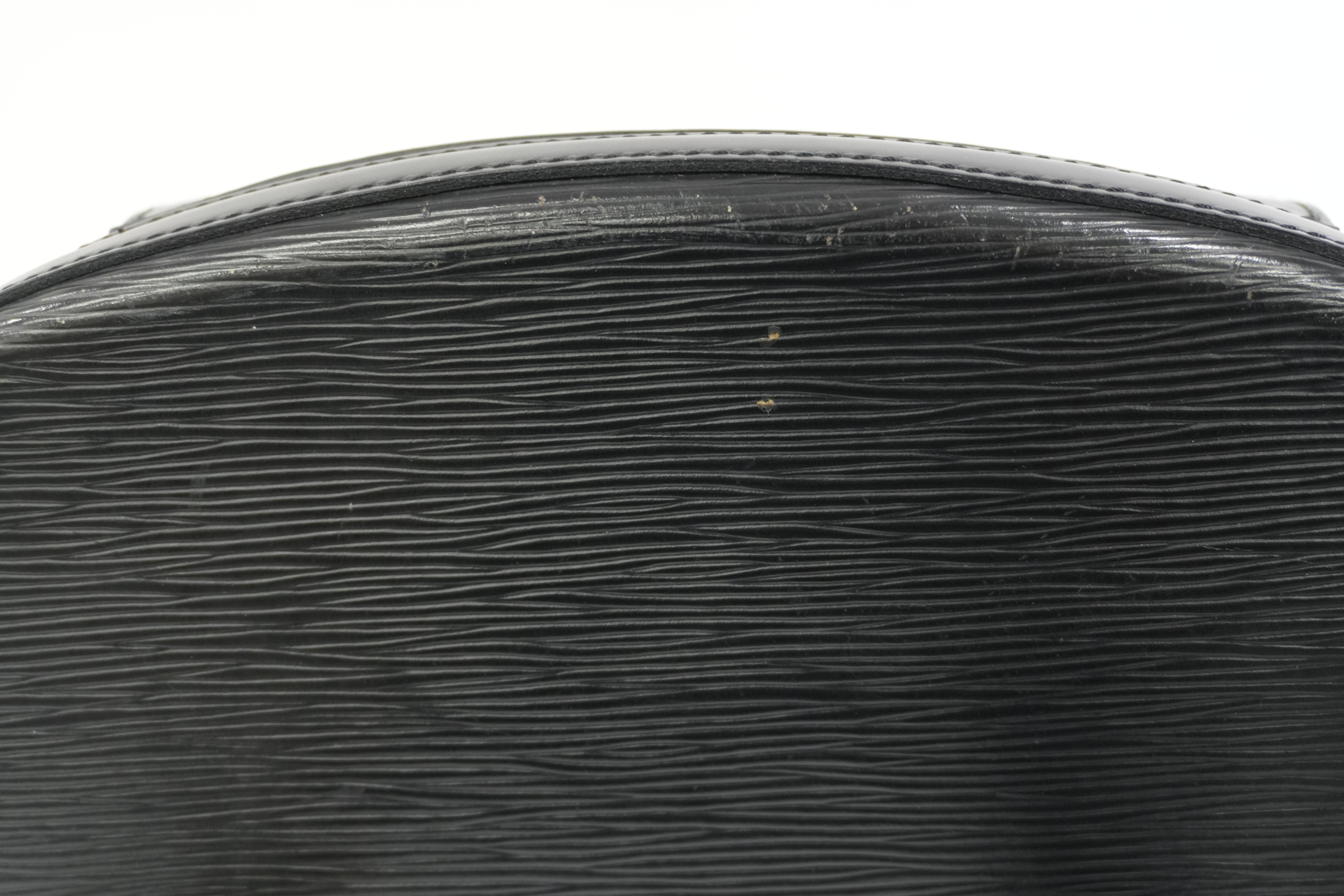 Pre-owned Louis Vuitton Epi Gobelins Backpack Black