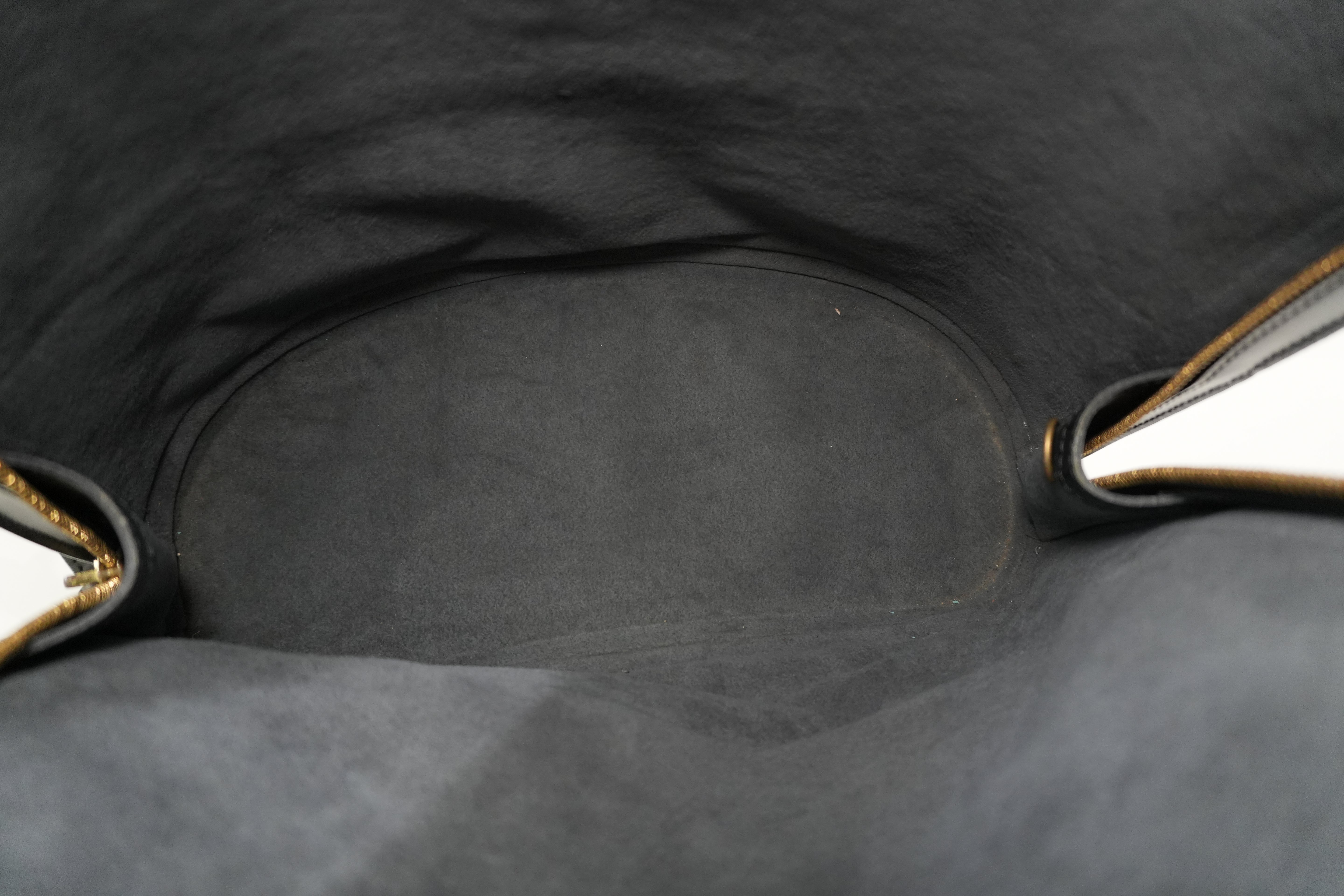 Pre-owned Louis Vuitton Epi Gobelins Backpack Black