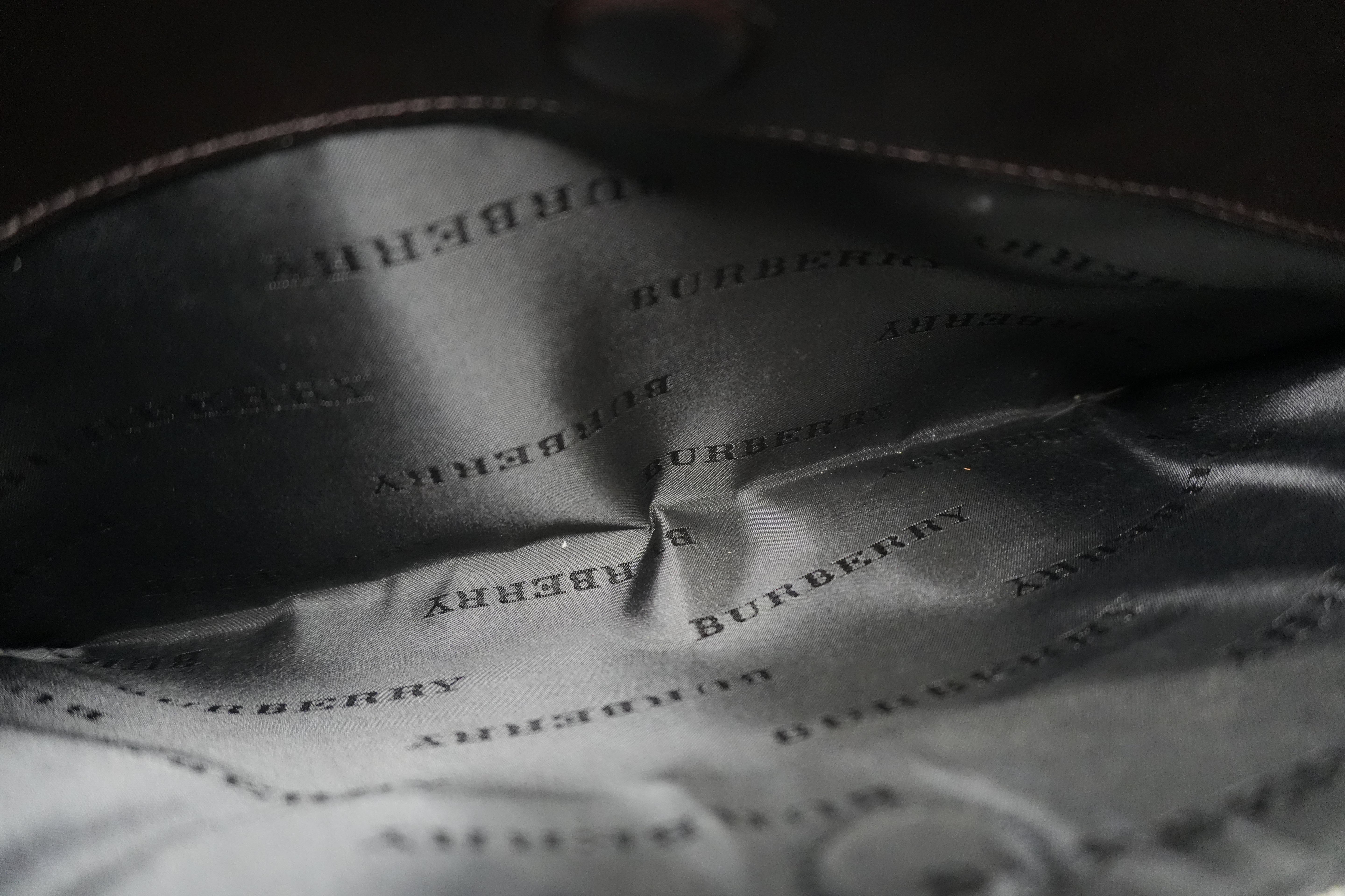 Pre-owned Burberry Nova Check Messenger Shoulder Bag Beige