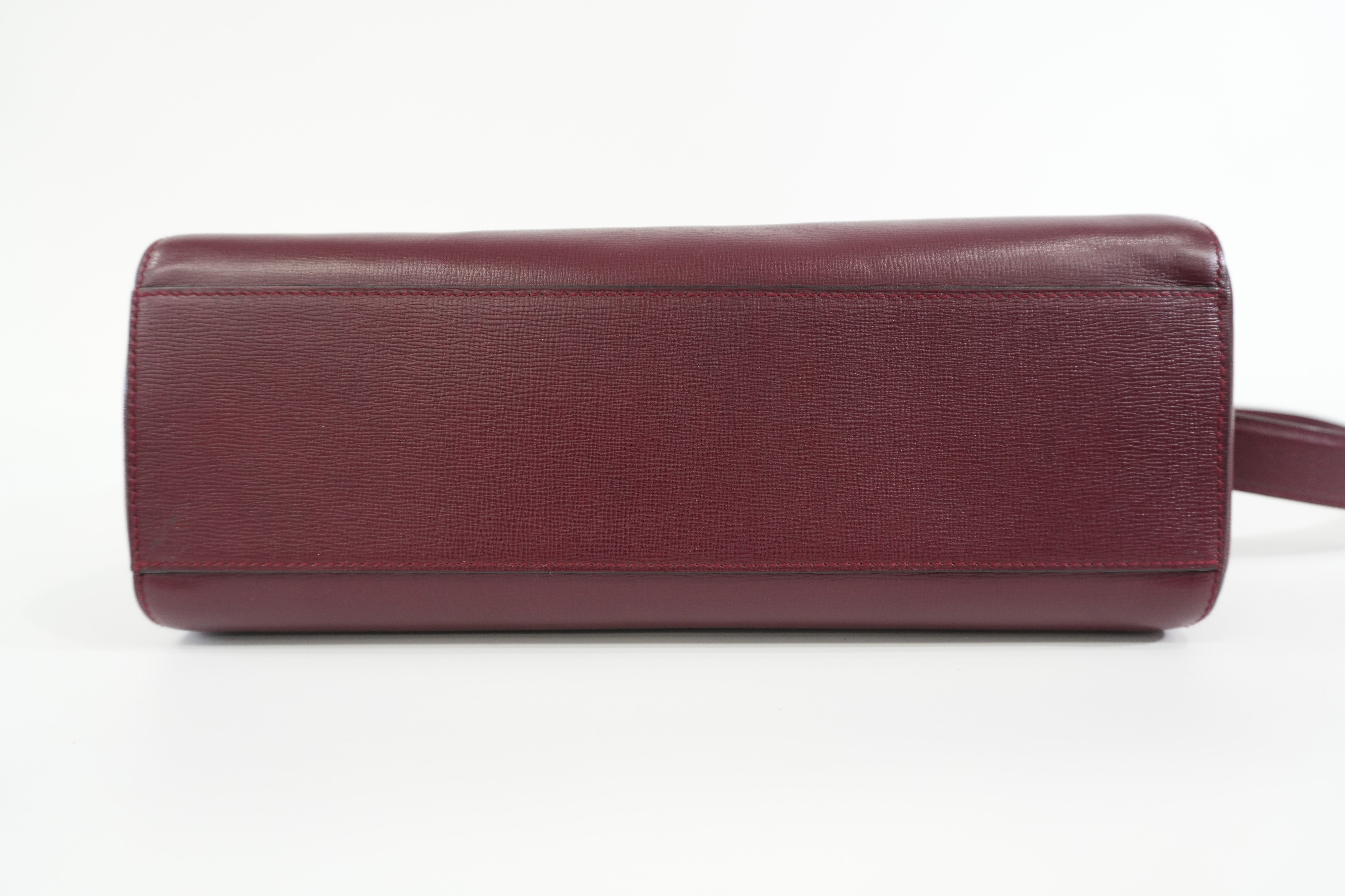 Pre-owned Cartier Must de Cartier Shoulder Bag Burgundy