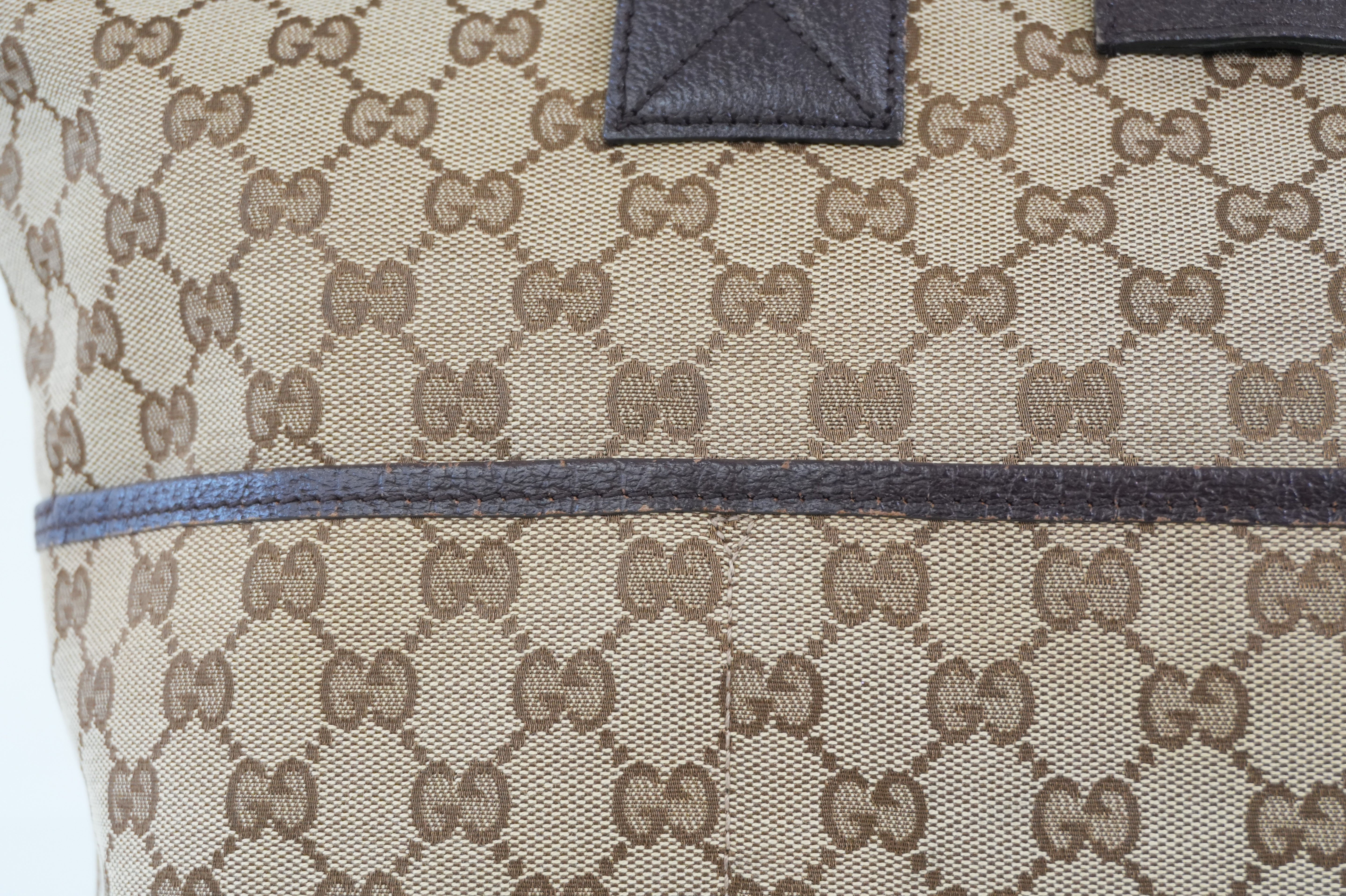 Pre-owned Gucci Ophidia Tote Bag Brown