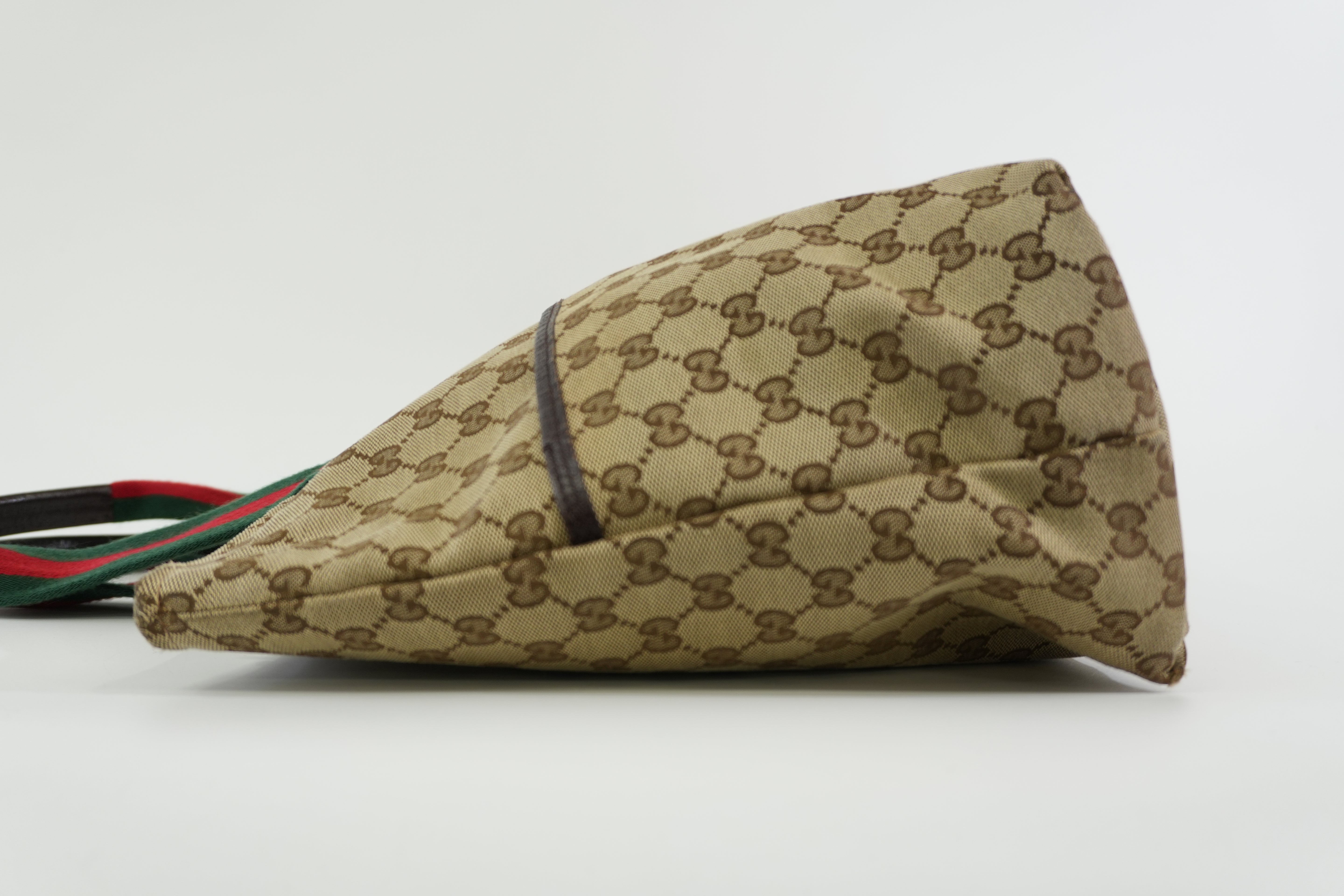 Pre-owned Gucci Ophidia Tote Bag Brown