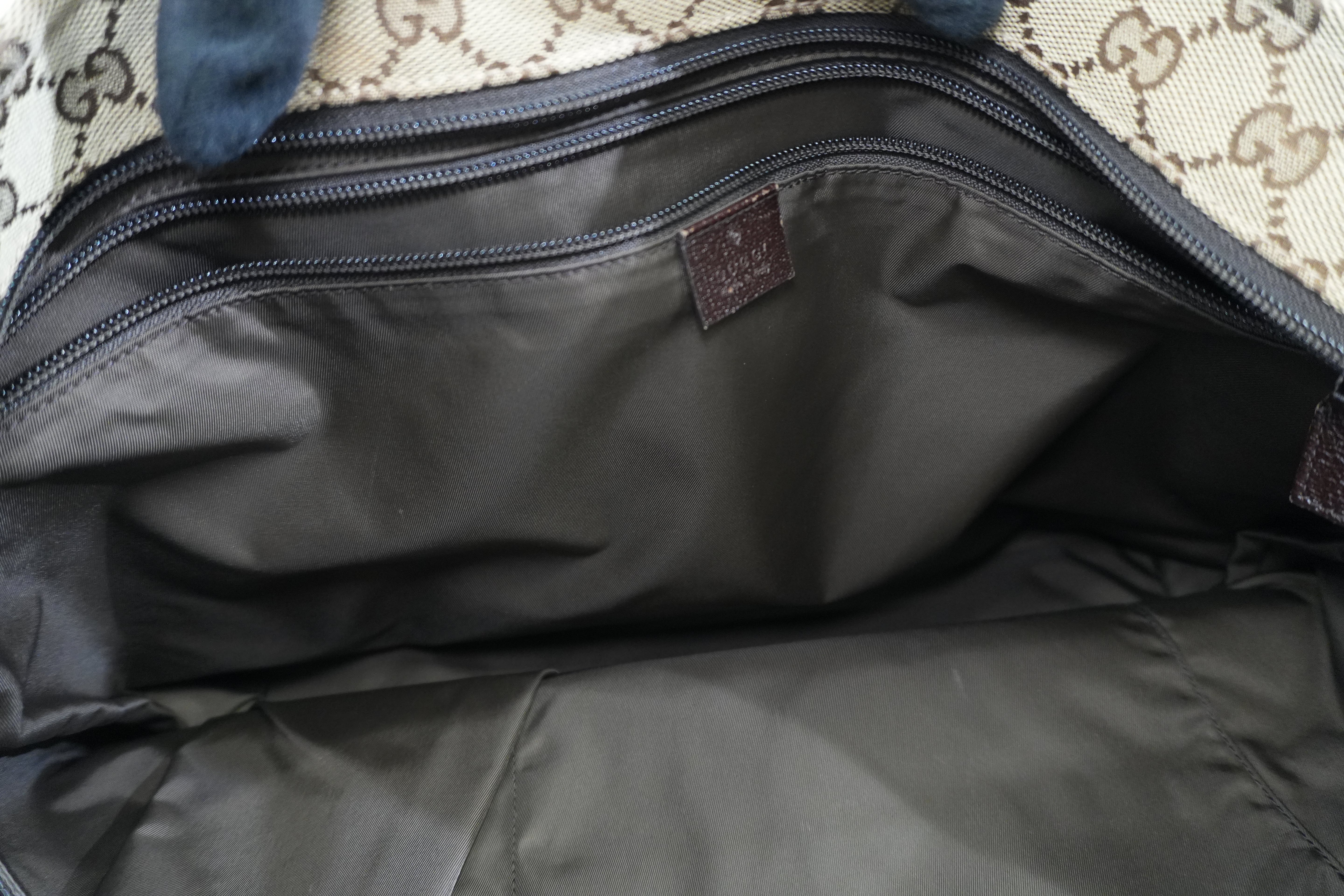 Pre-owned Gucci Ophidia Tote Bag Brown