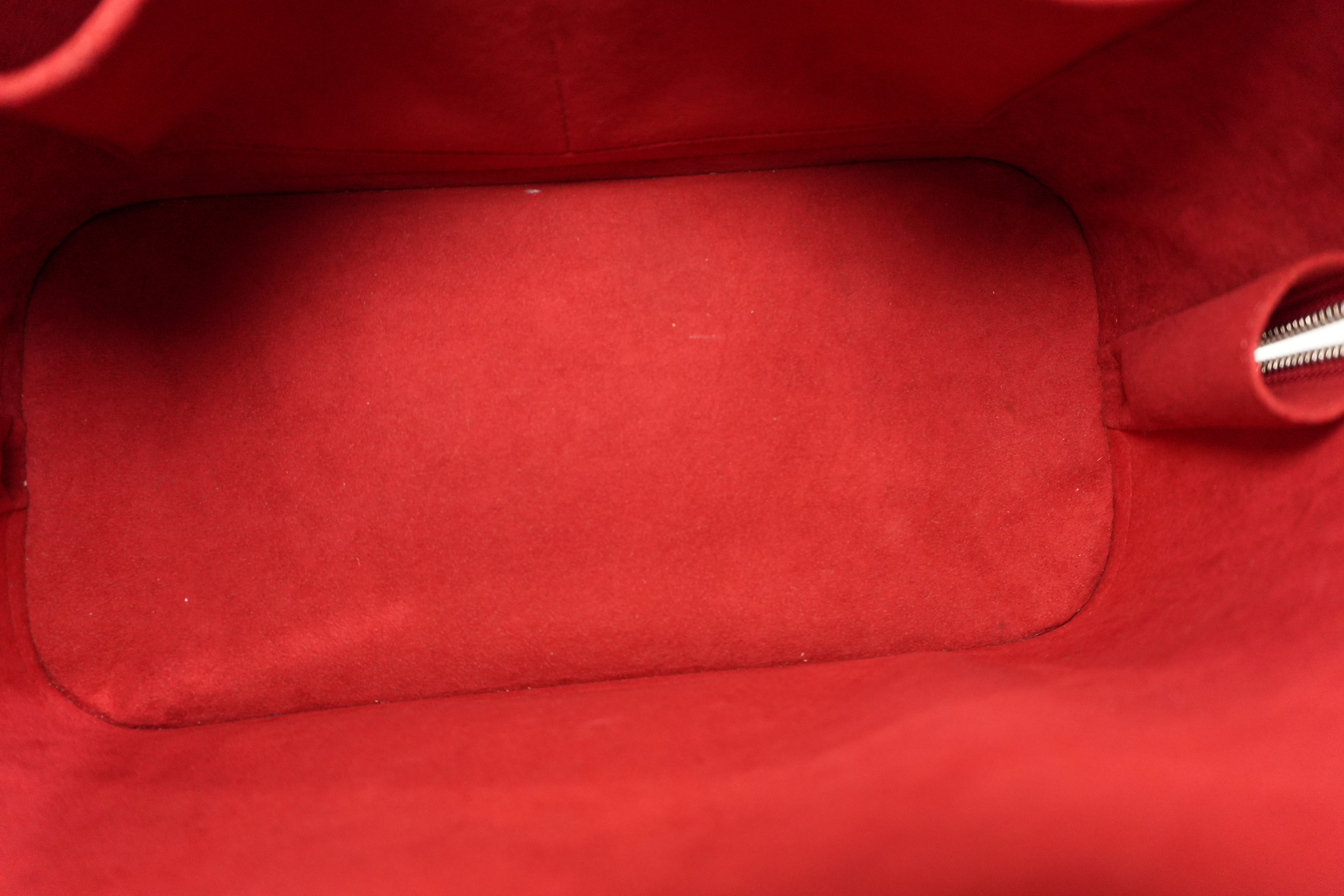 Pre-owned Louis Vuitton Epi Alma PM Handbag Red