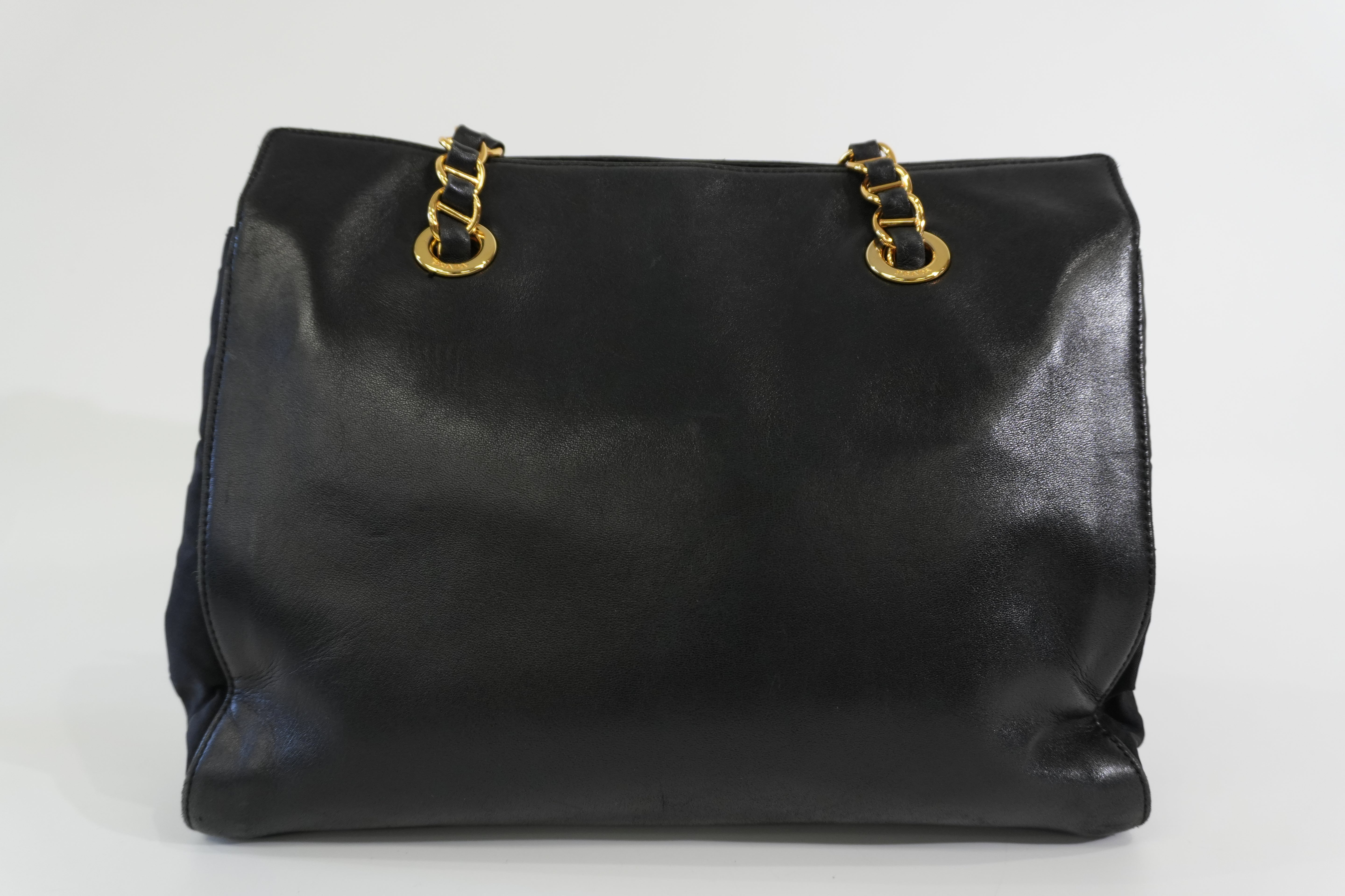 Pre-owned Prada Chain Shoulder Bag Black