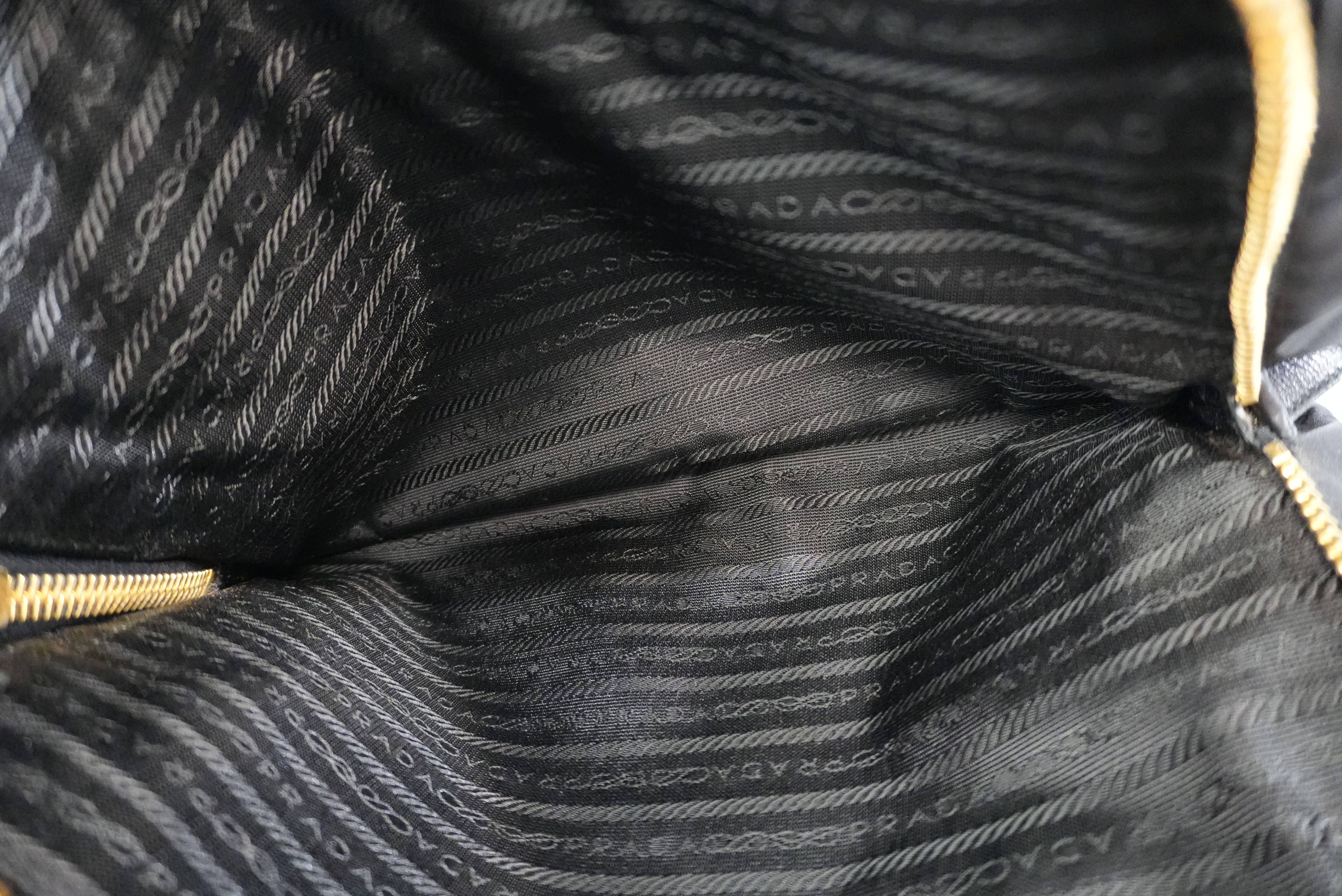 Pre-owned Prada Chain Shoulder Bag Black