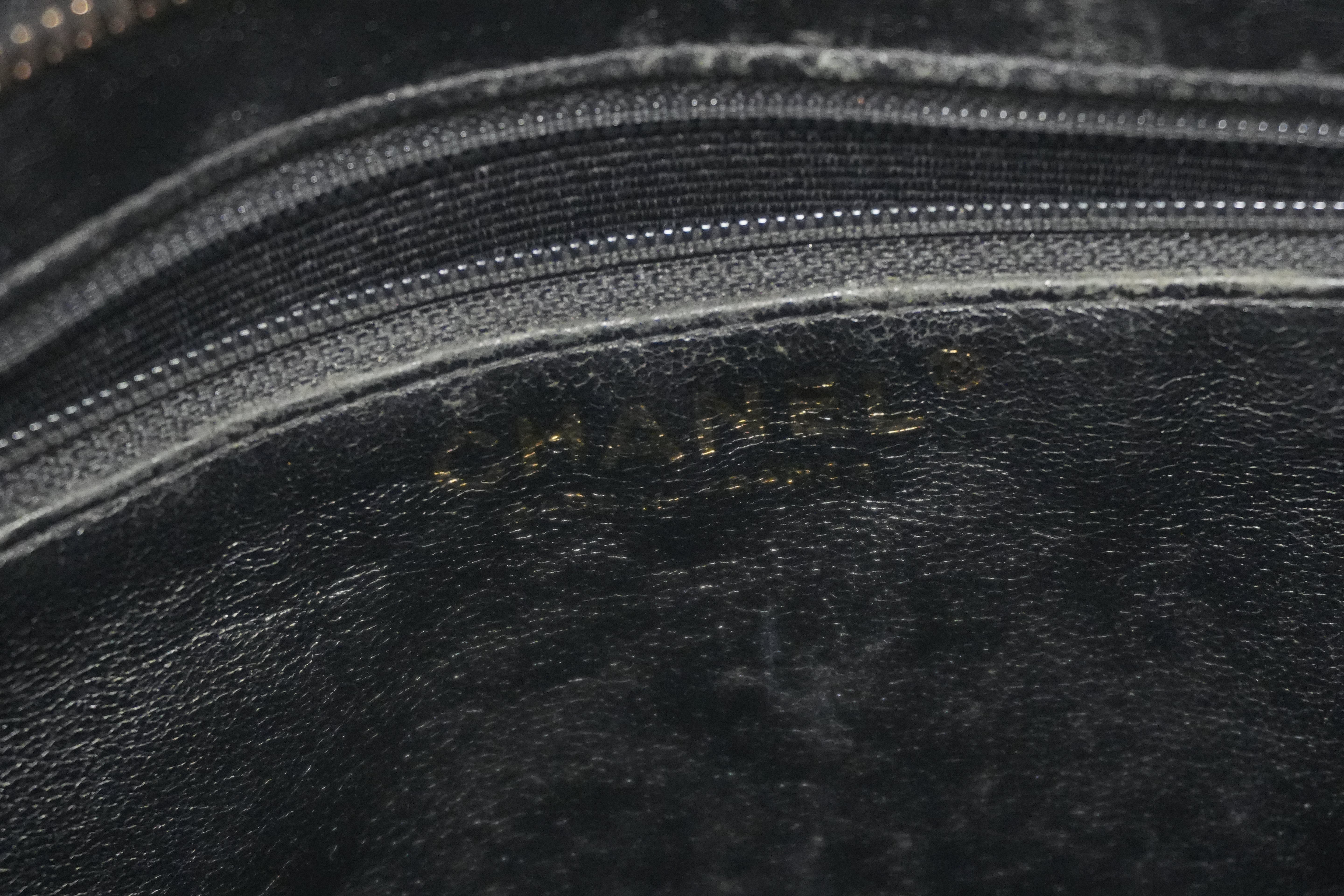 Pre-owned Chanel Medallion Tote Bag Black Gold Hardware