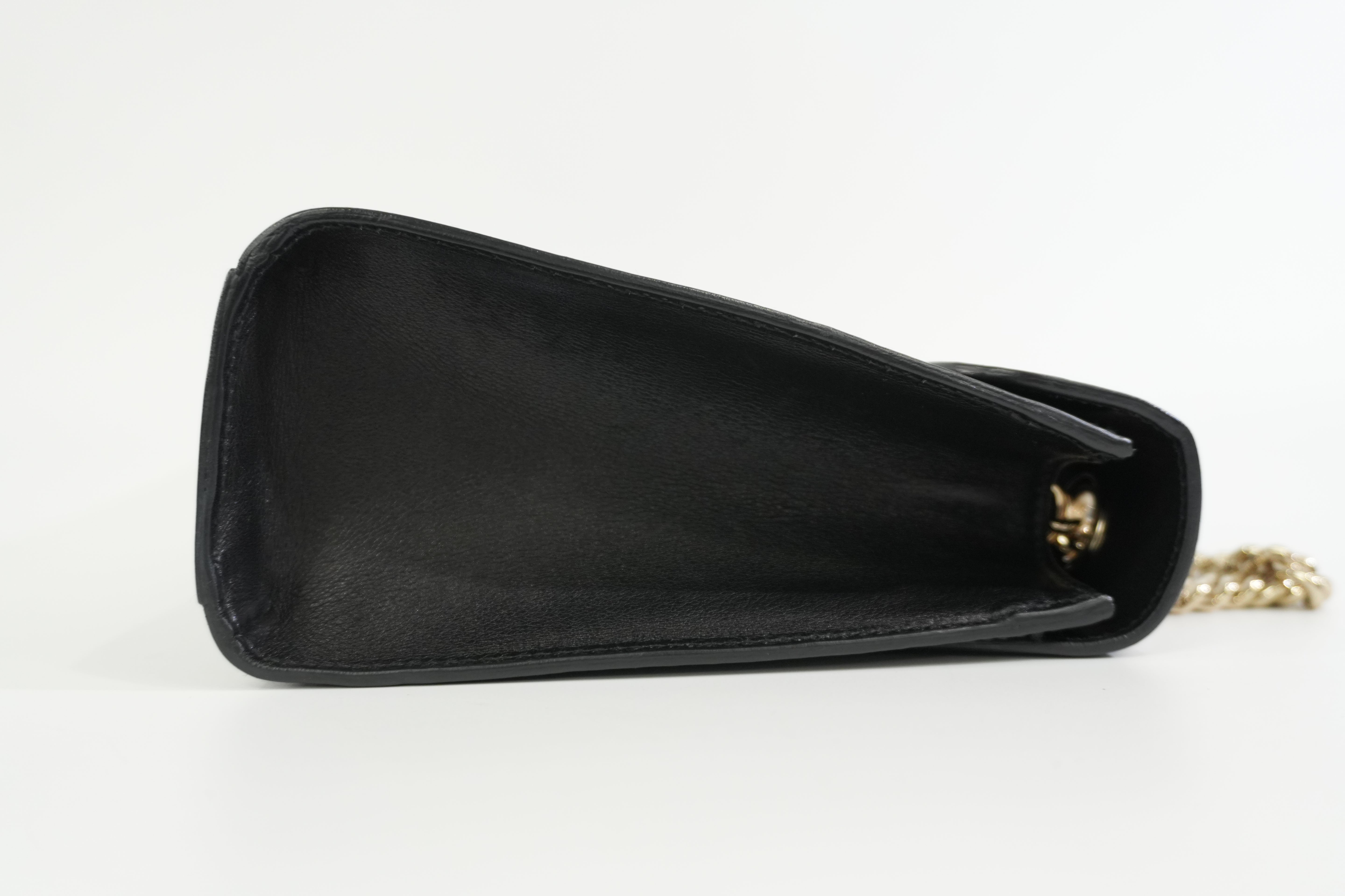 Pre-owned Gucci Emily Chain Shoulder Bag Black