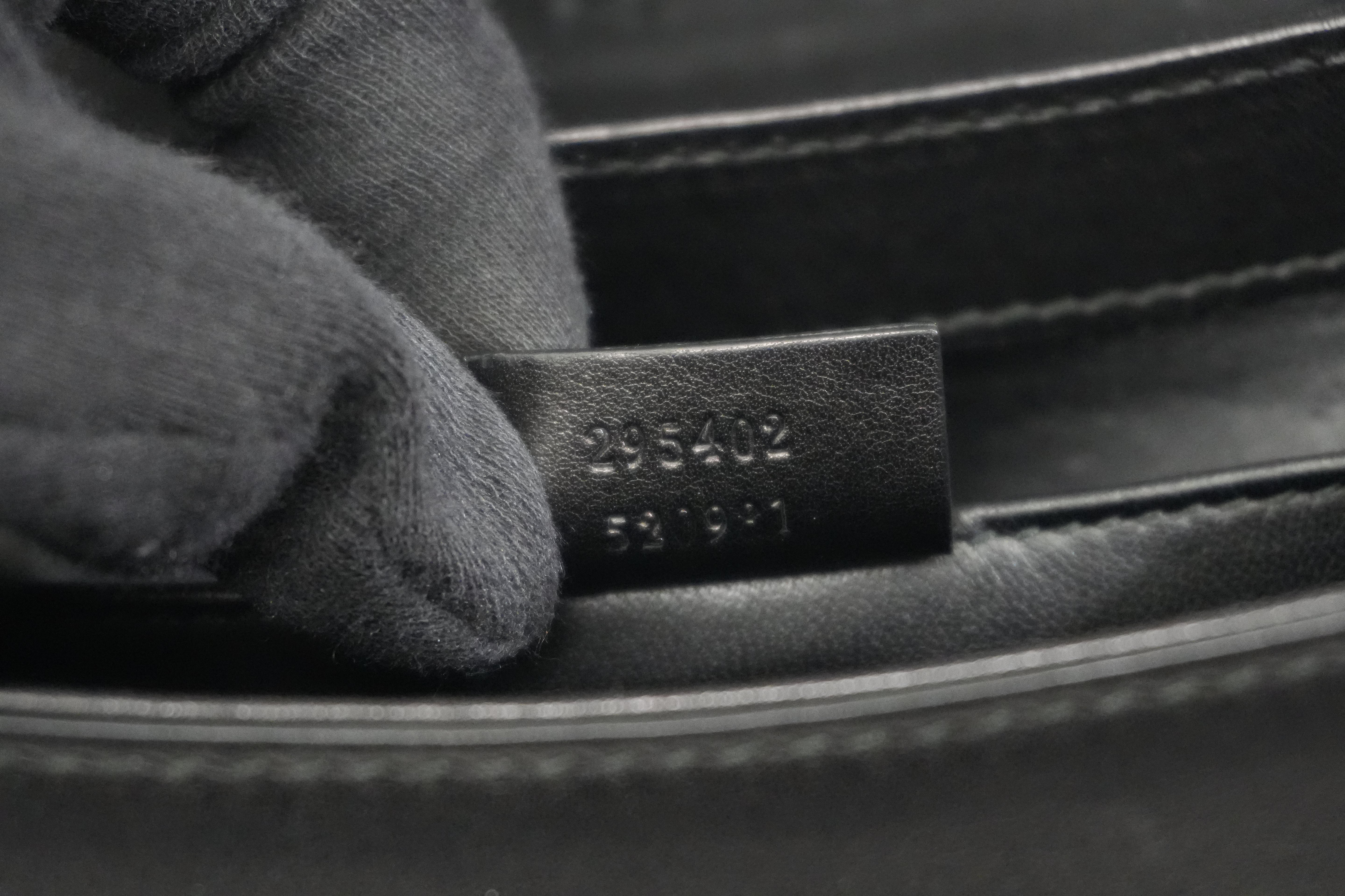 Pre-owned Gucci Emily Chain Shoulder Bag Black