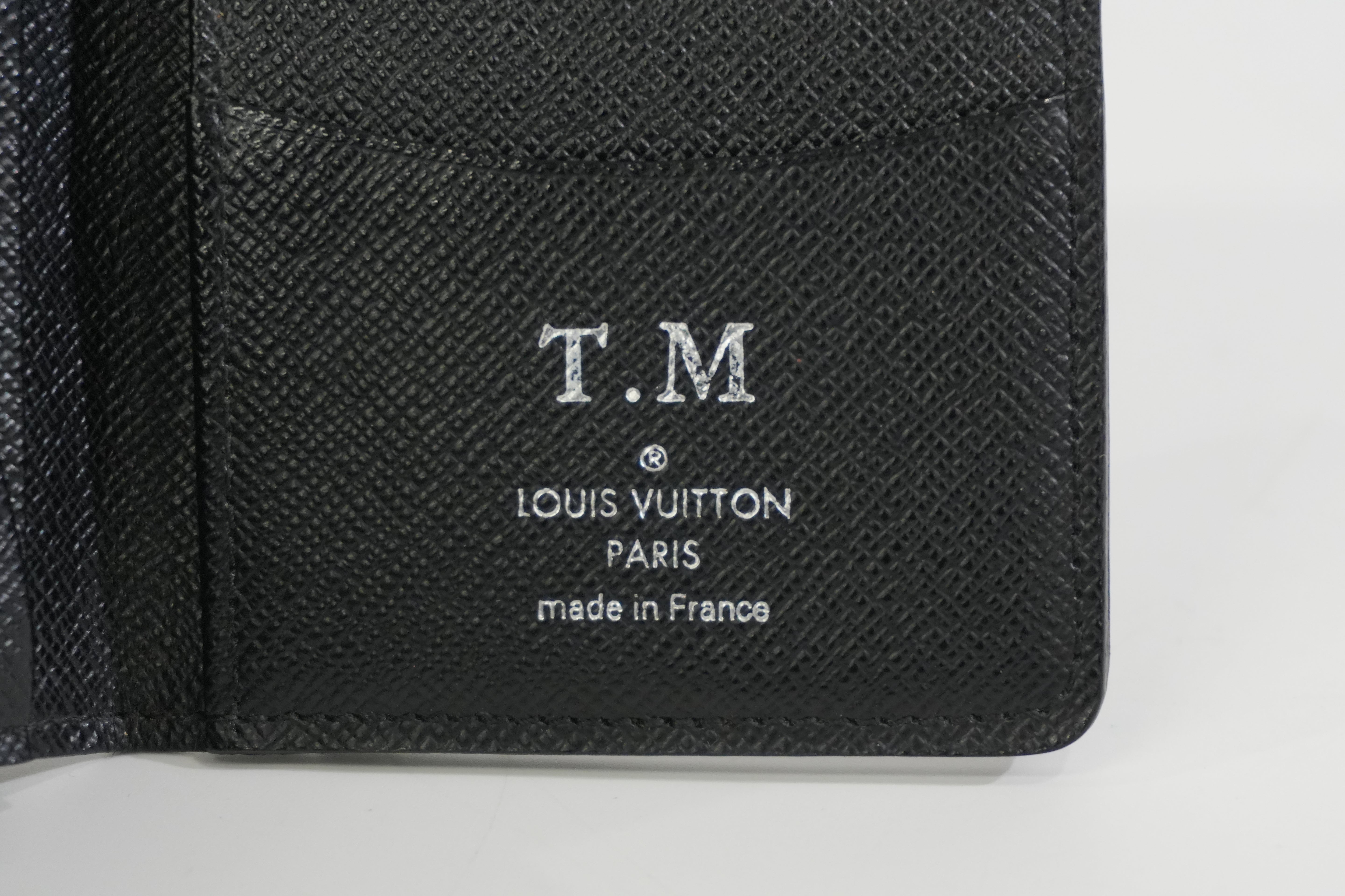 Pre-owned Louis Vuitton Damier Graphite Card Case
