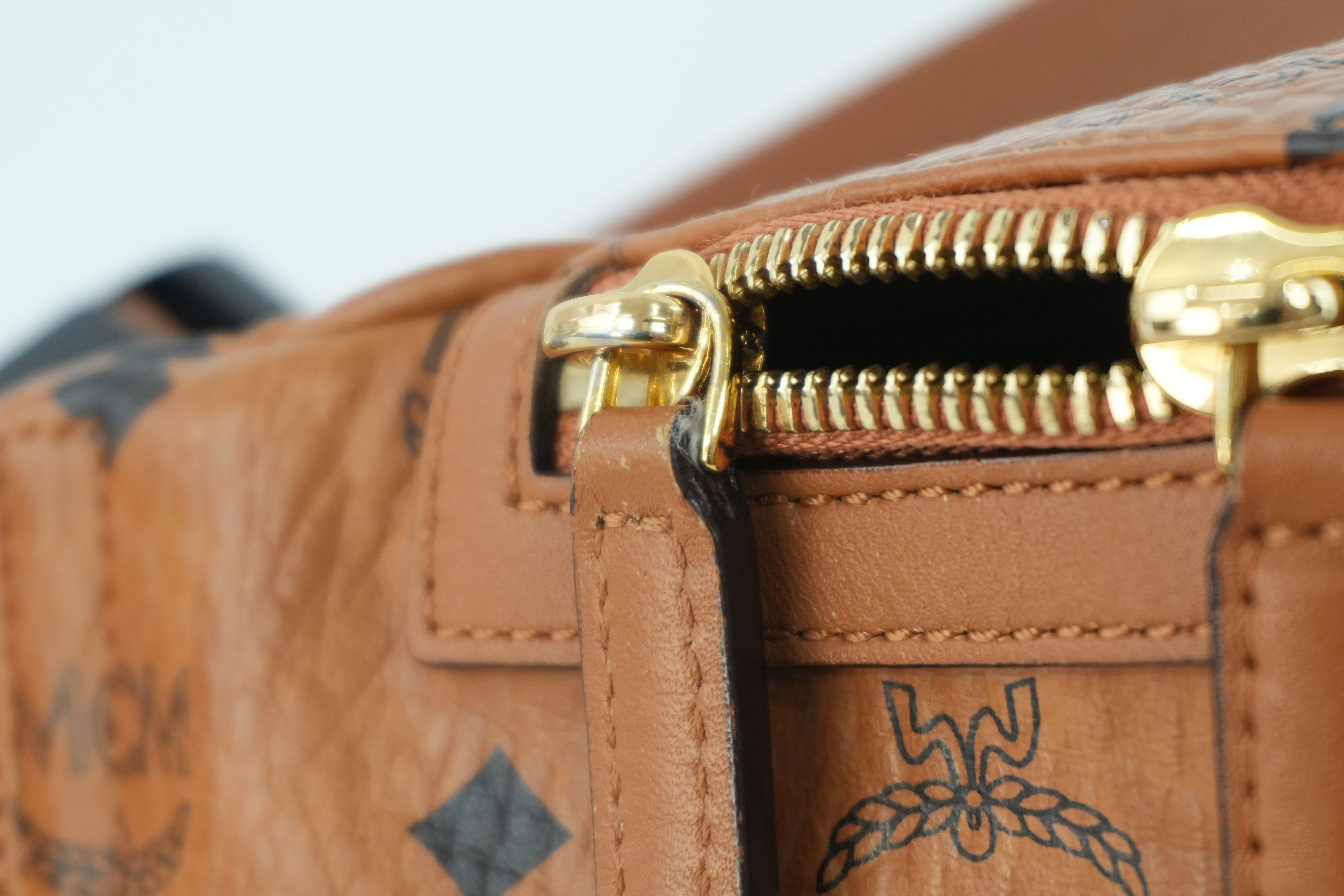 MCM Waist Bag Cognac Used