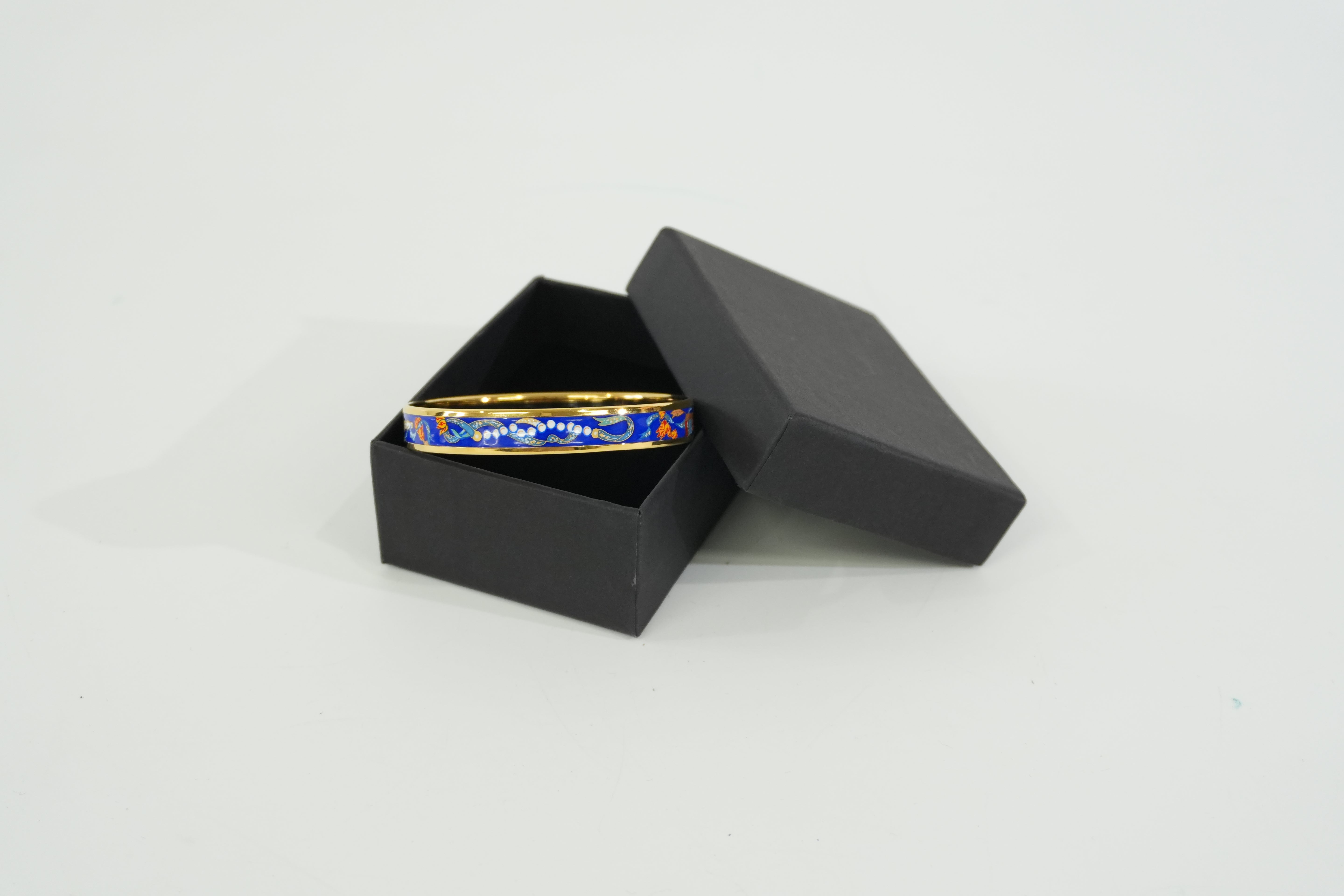 Pre-owned Hermes Bangle Blue