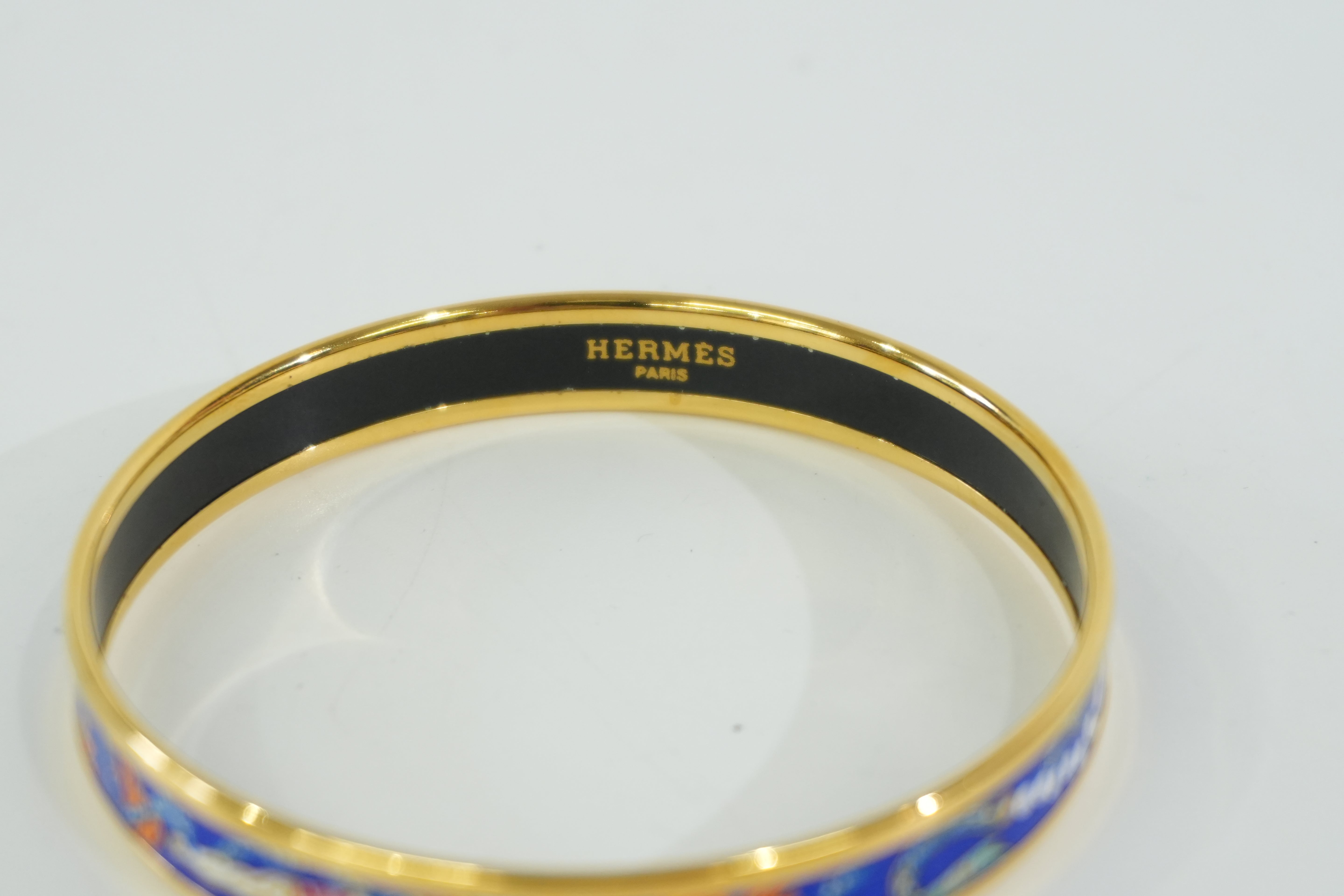 Pre-owned Hermes Bangle Blue