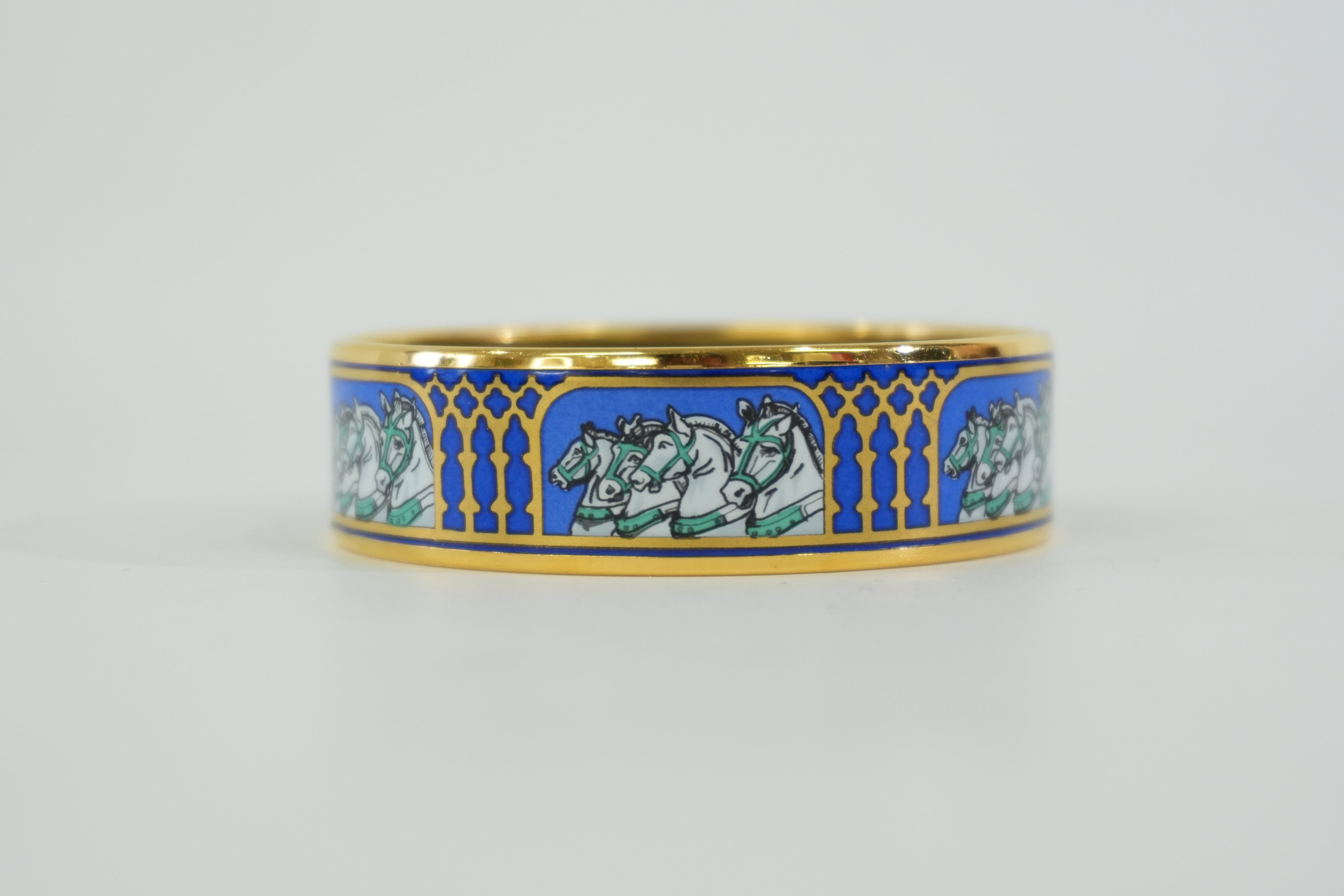 Pre-owned Hermes Bangle Blue