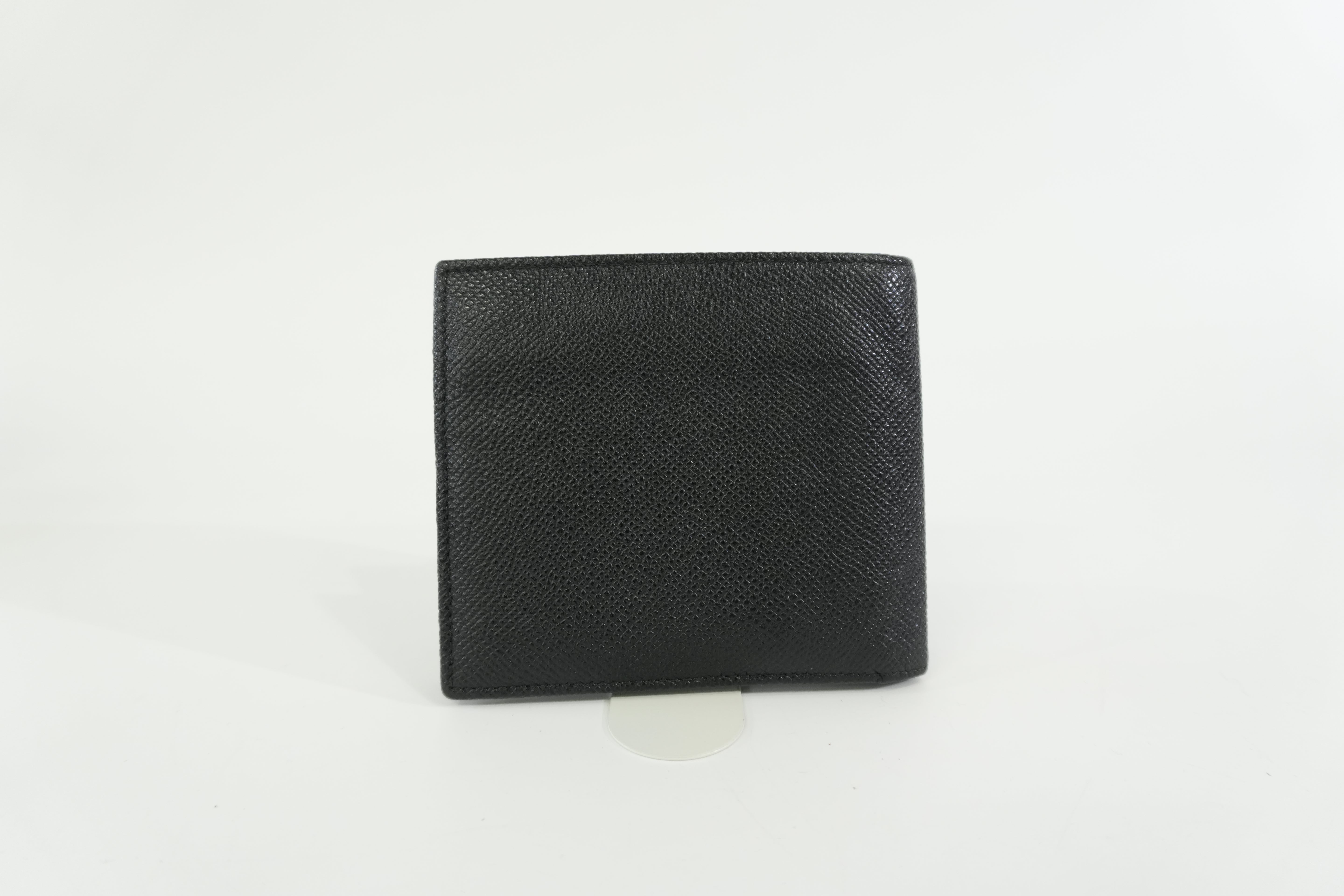 Pre-owned Bulgari Bifold Wallet Black