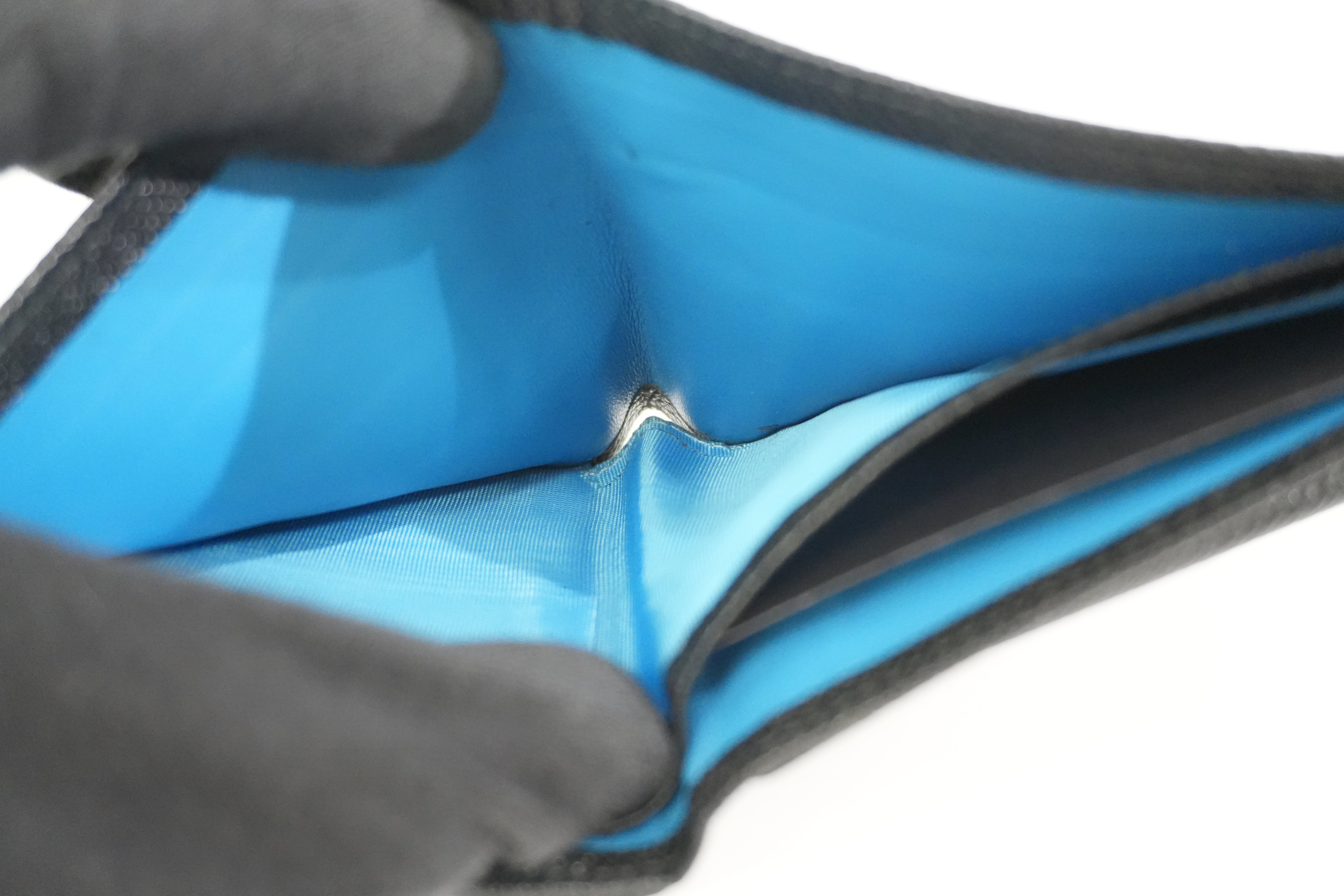 Pre-owned Bulgari Bifold Wallet Black