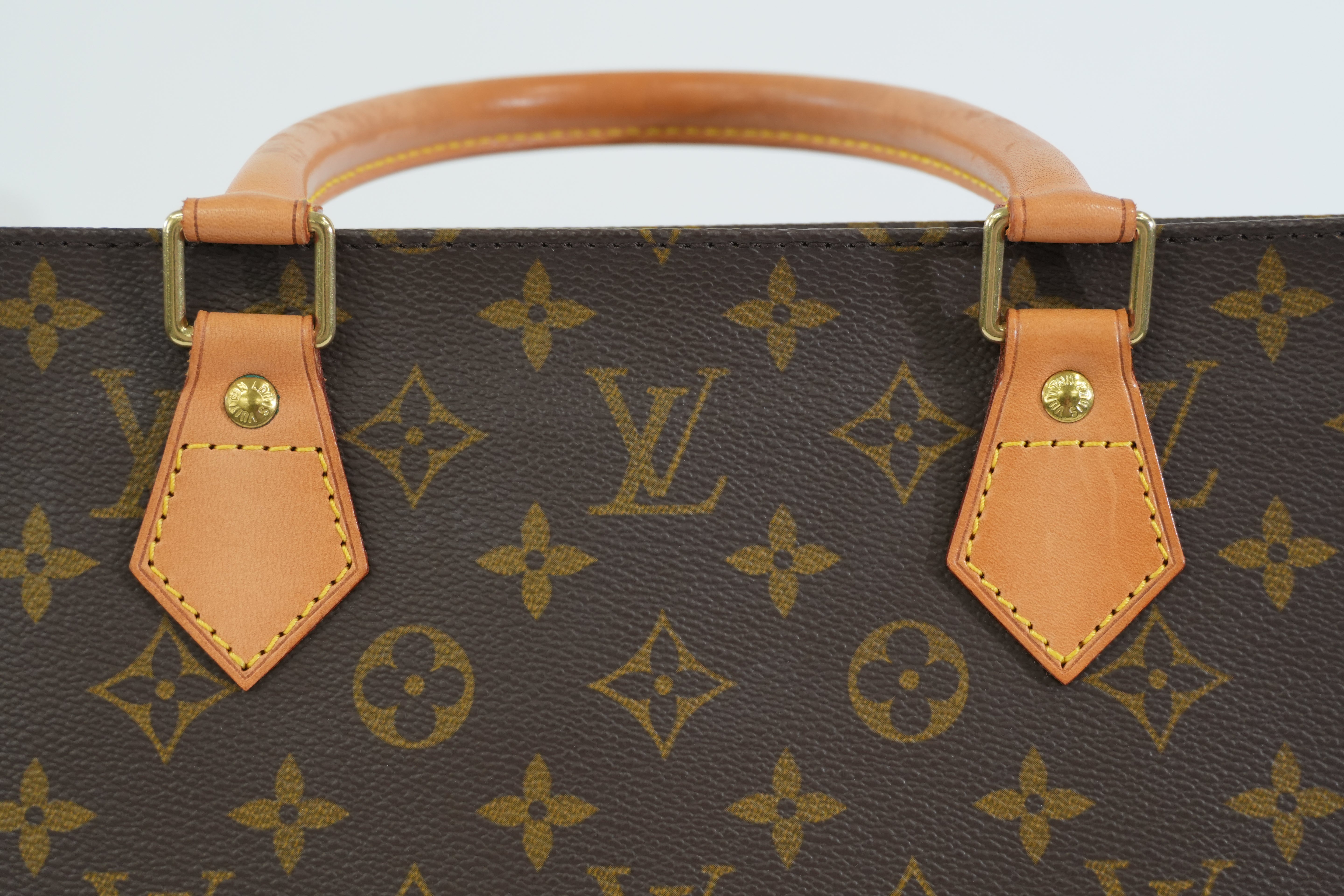 Pre-owned Louis Vuitton Monogram Sac Plat Handbag