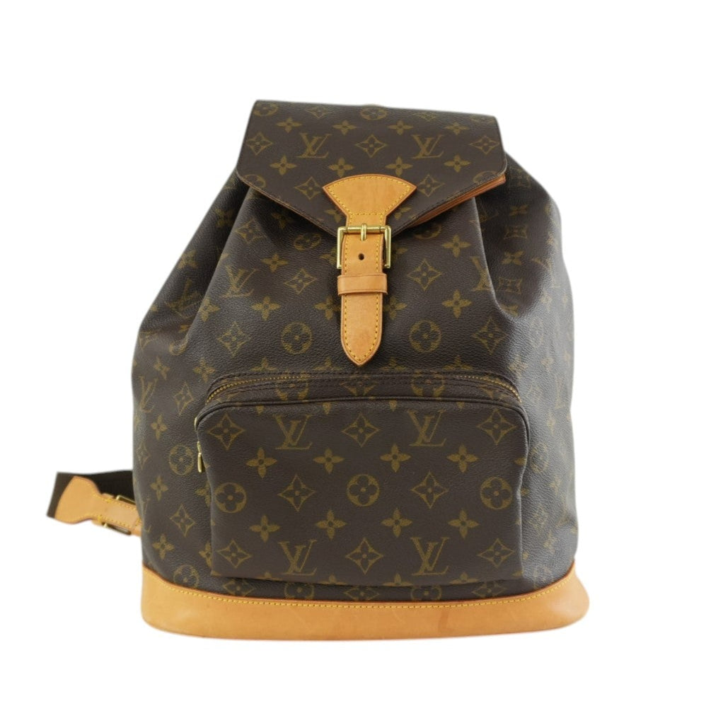 Pre-owned Louis Vuitton Monogram Montsouris GM Backpack Used display picture 1