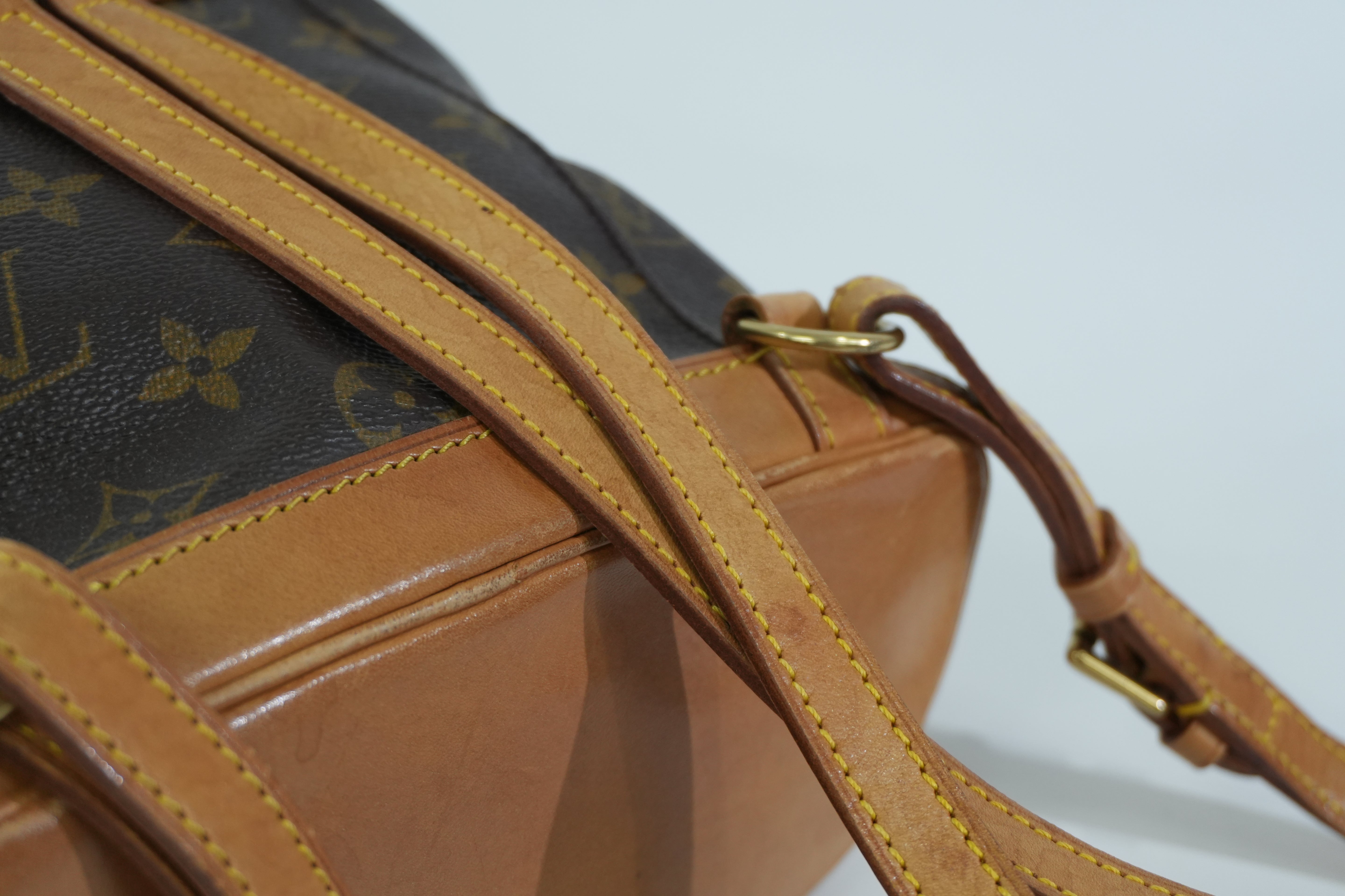 Pre-owned Louis Vuitton Monogram Montsouris MM Backpack