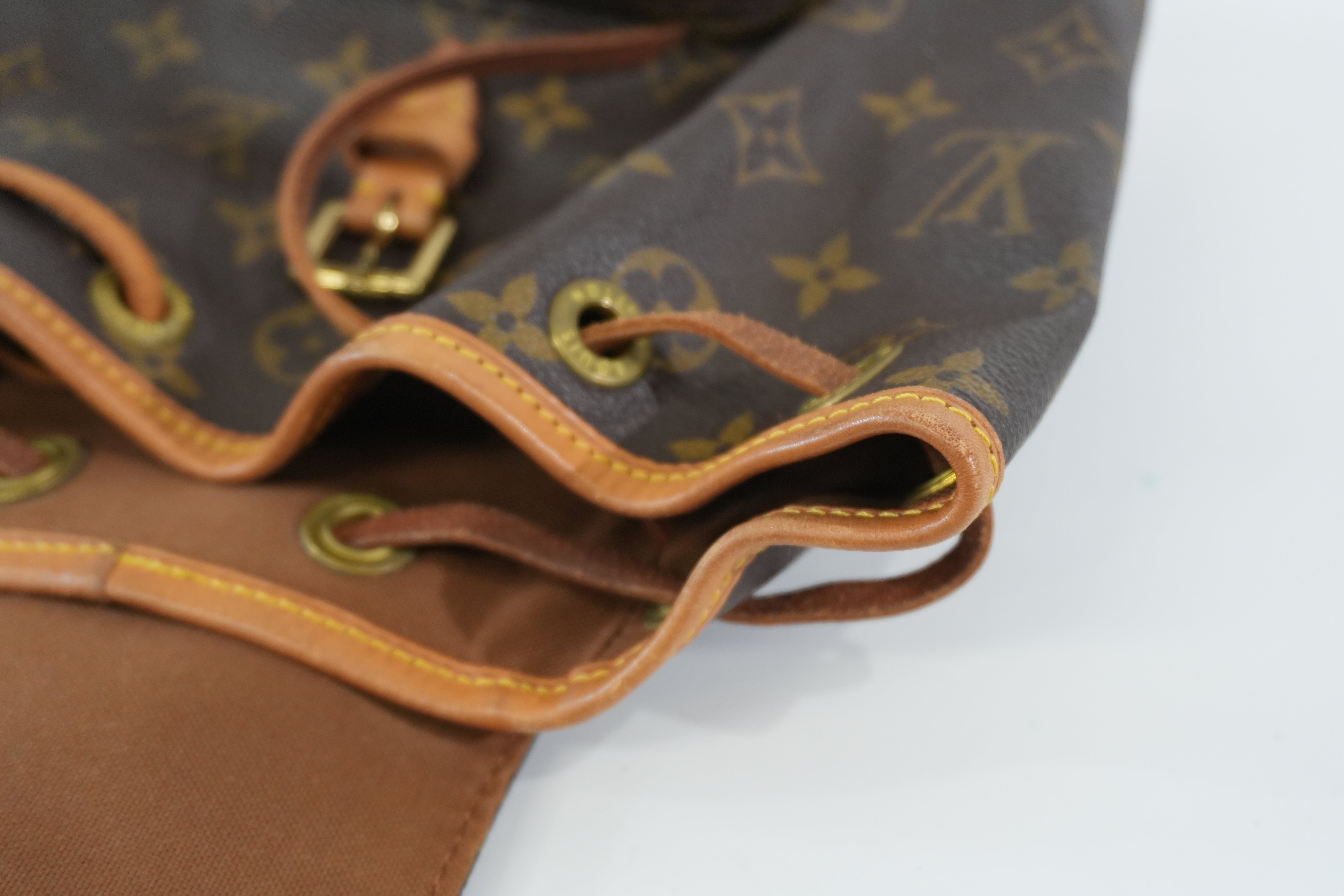 Pre-owned Louis Vuitton Monogram Montsouris MM Backpack