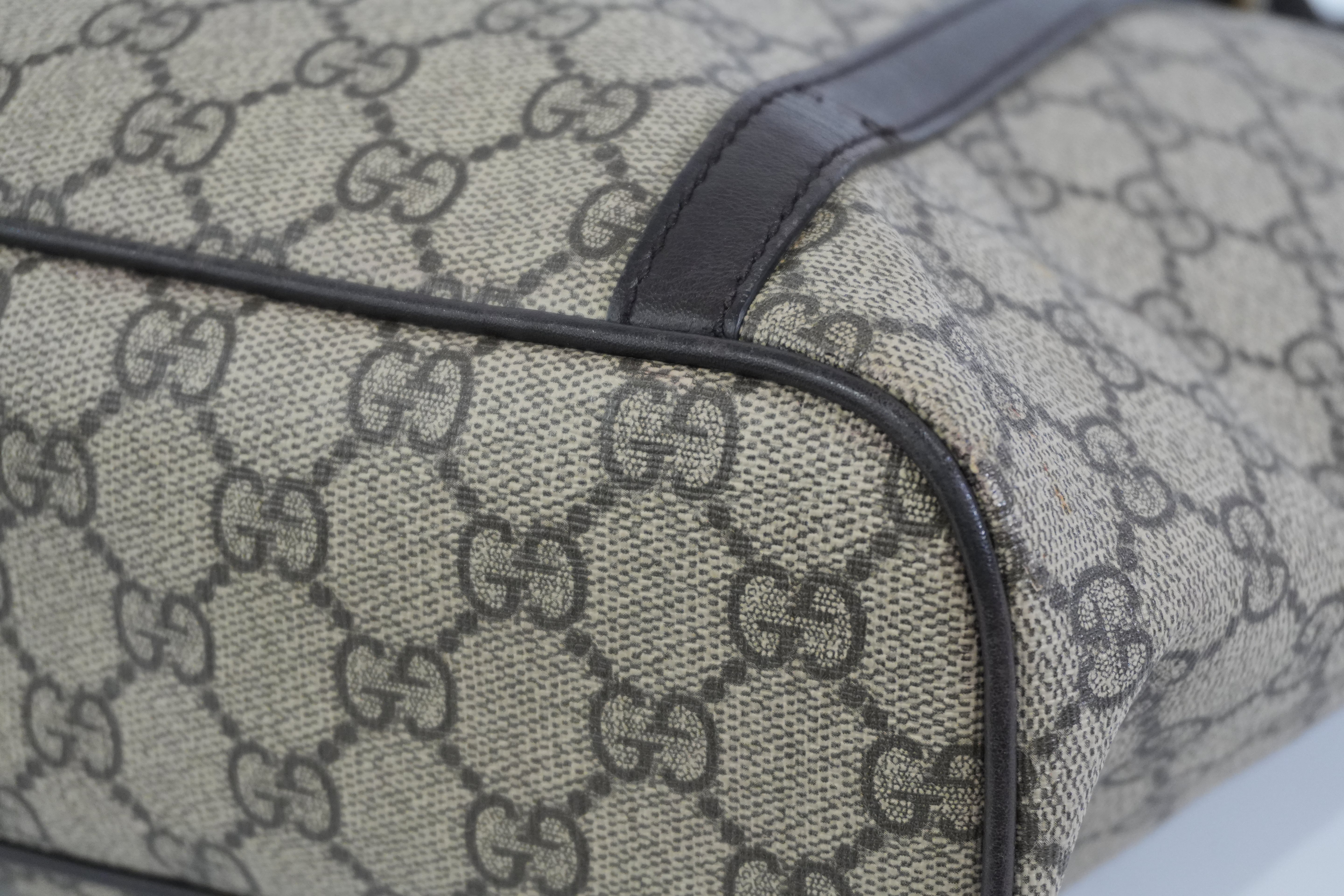 Pre-owned Gucci Guccisima Two Way Shoulder Bag Brown