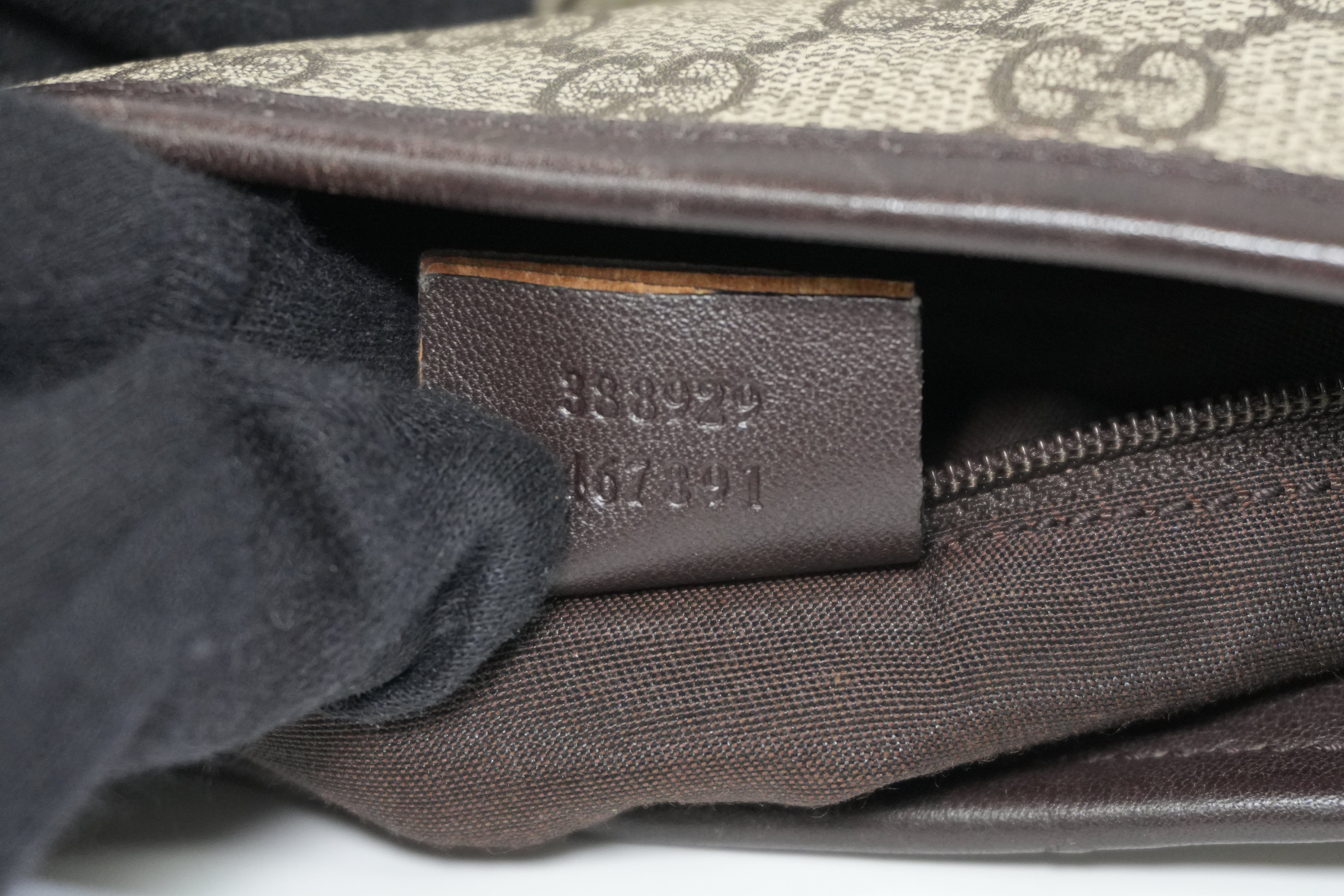 Pre-owned Gucci Guccisima Two Way Shoulder Bag Brown