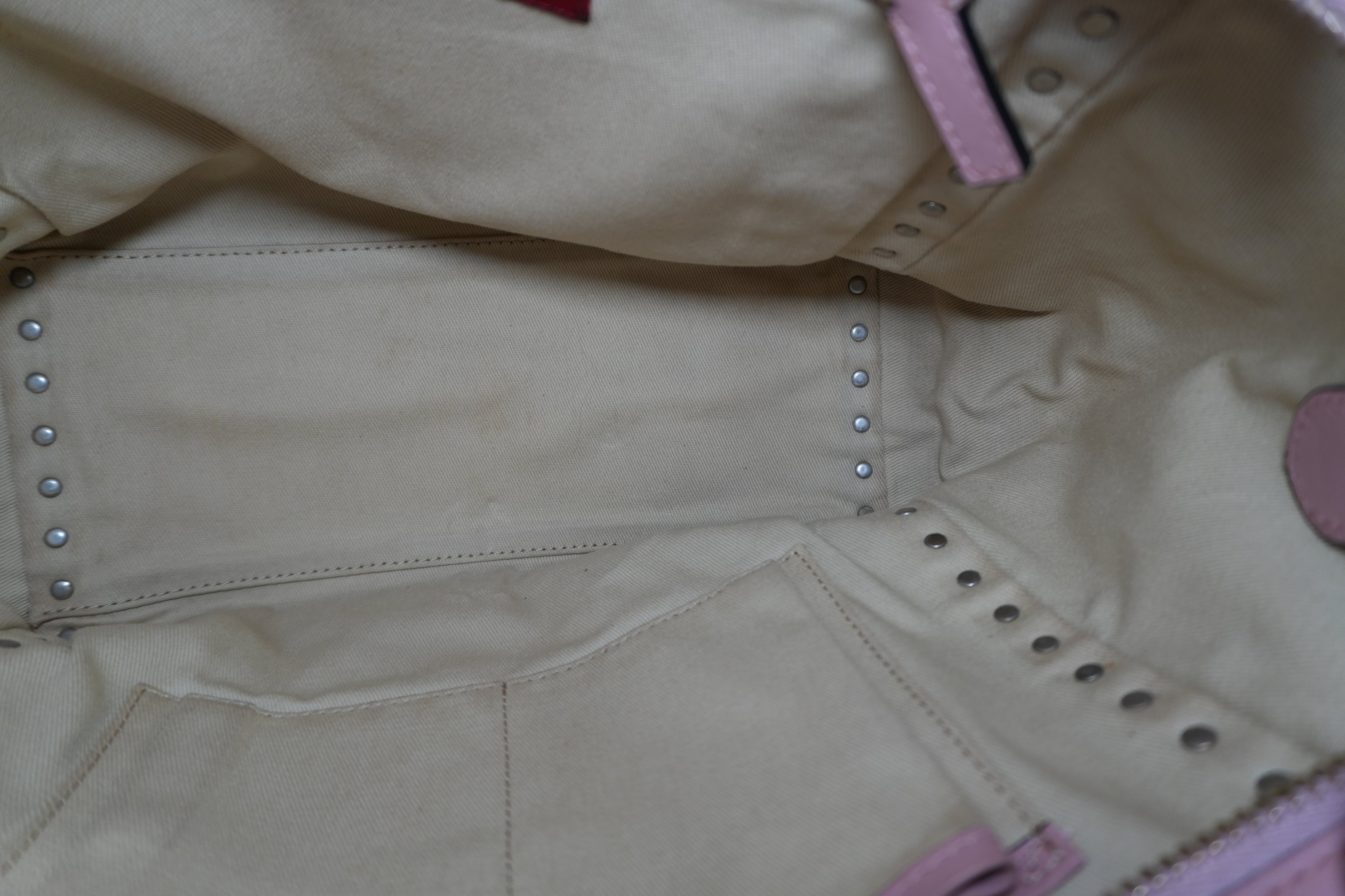 Pre-owned Valentino Two Way Studded Shoulder Bag Pink