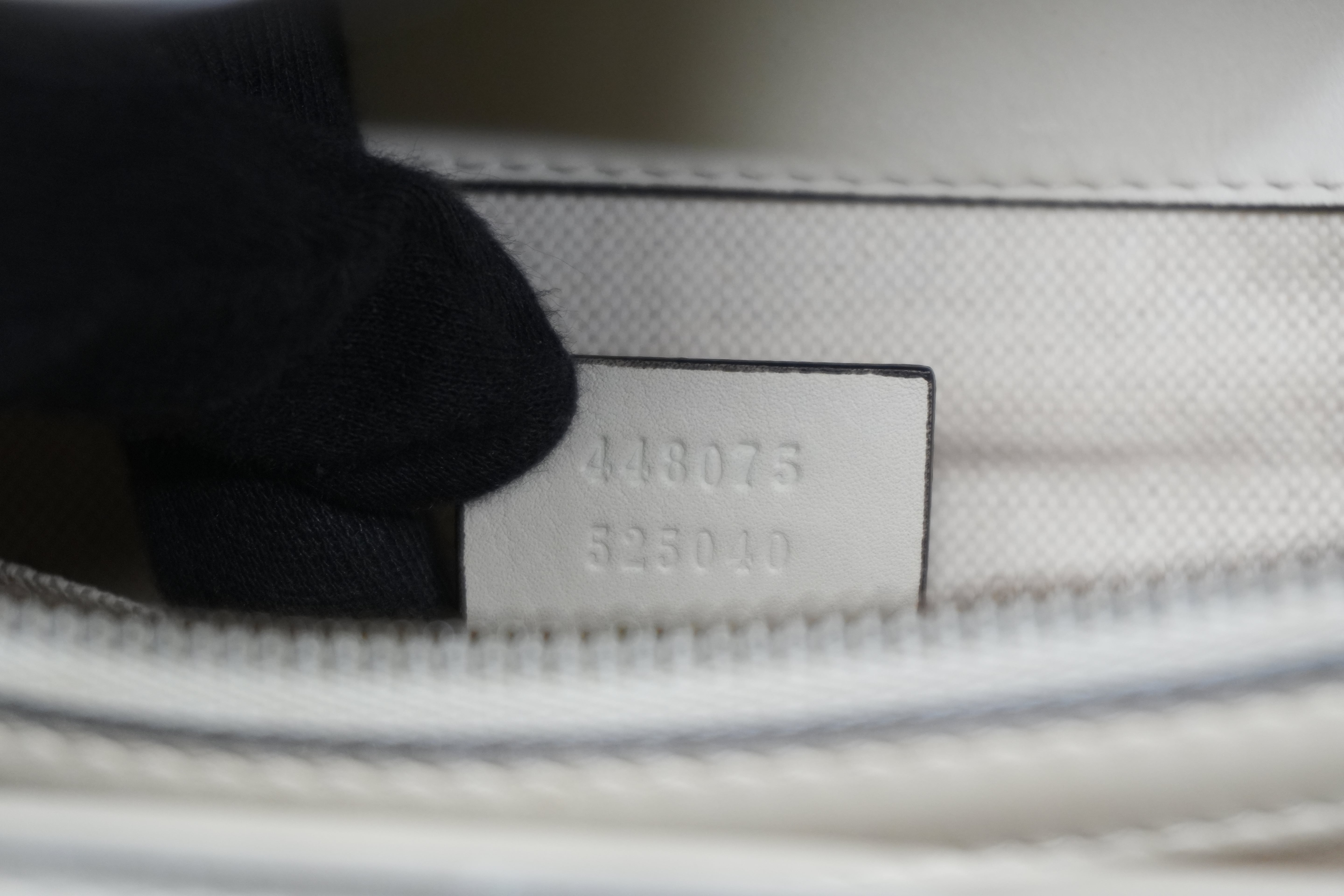 Pre-owned Gucci Two Way Dionysus Bamboo Shoulder Bag White