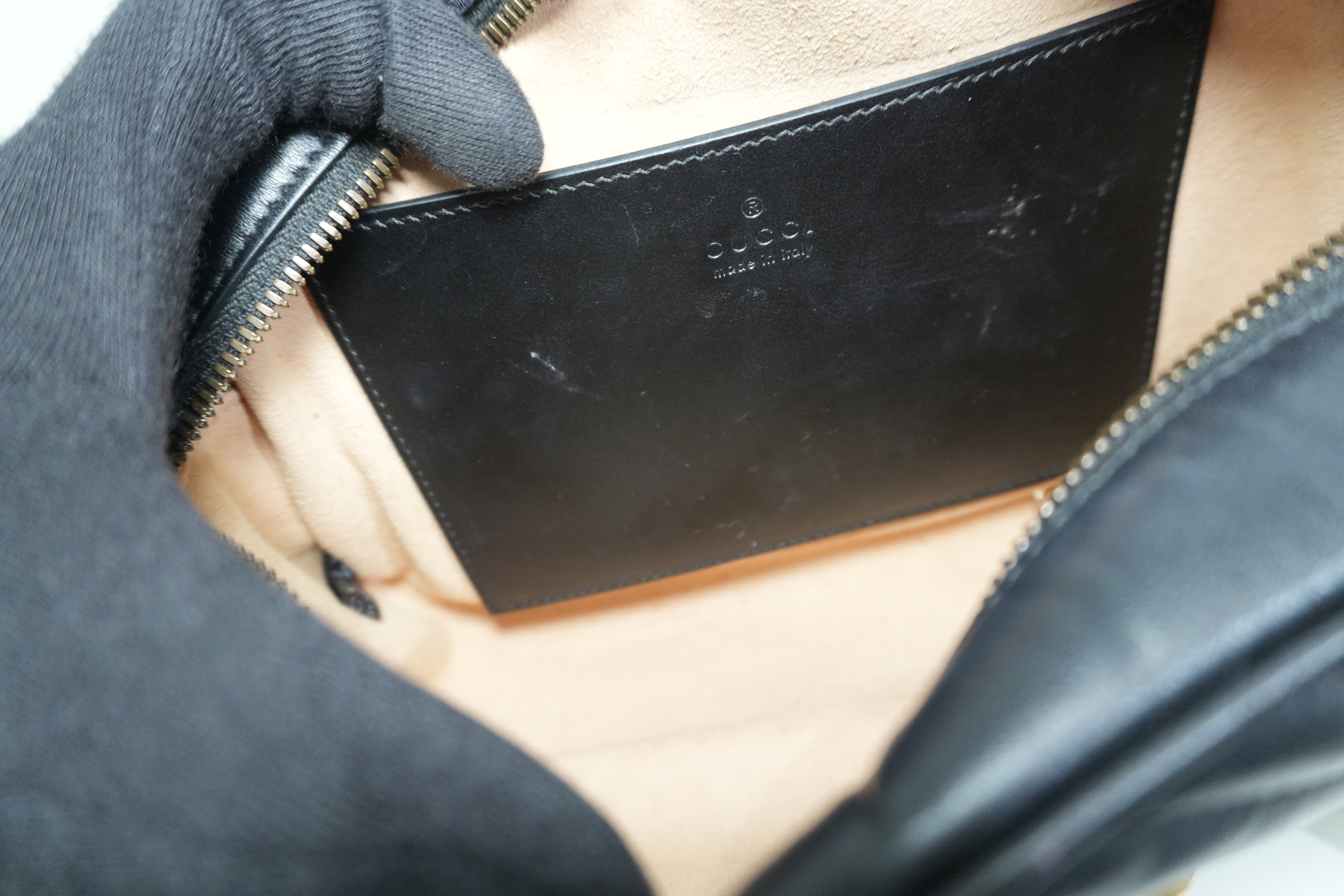 Pre-owned Gucci Marmont Shoulder Bag Black