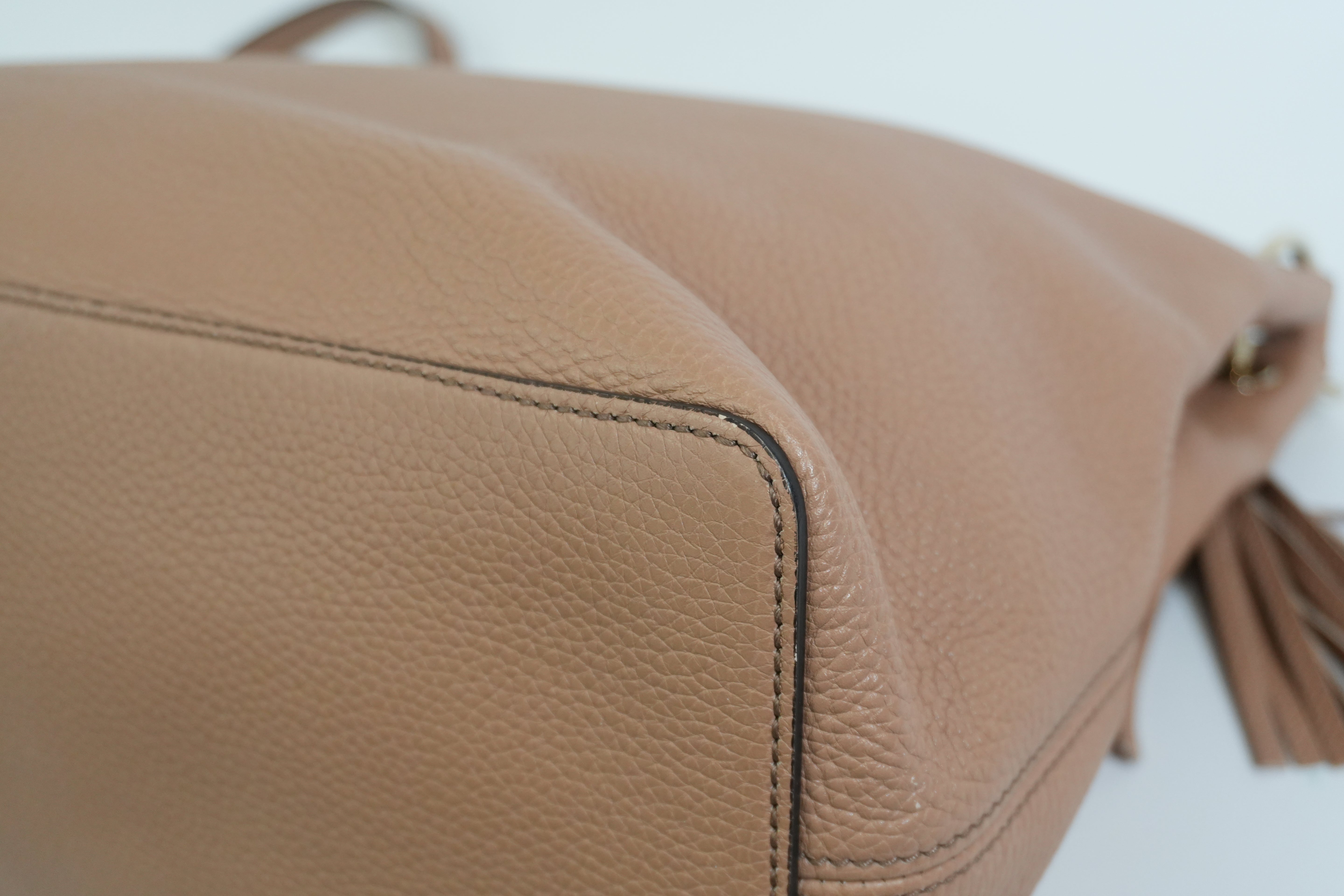 Pre-owned Gucci Soho Two Way Shoulder Bag Porcelain Rose