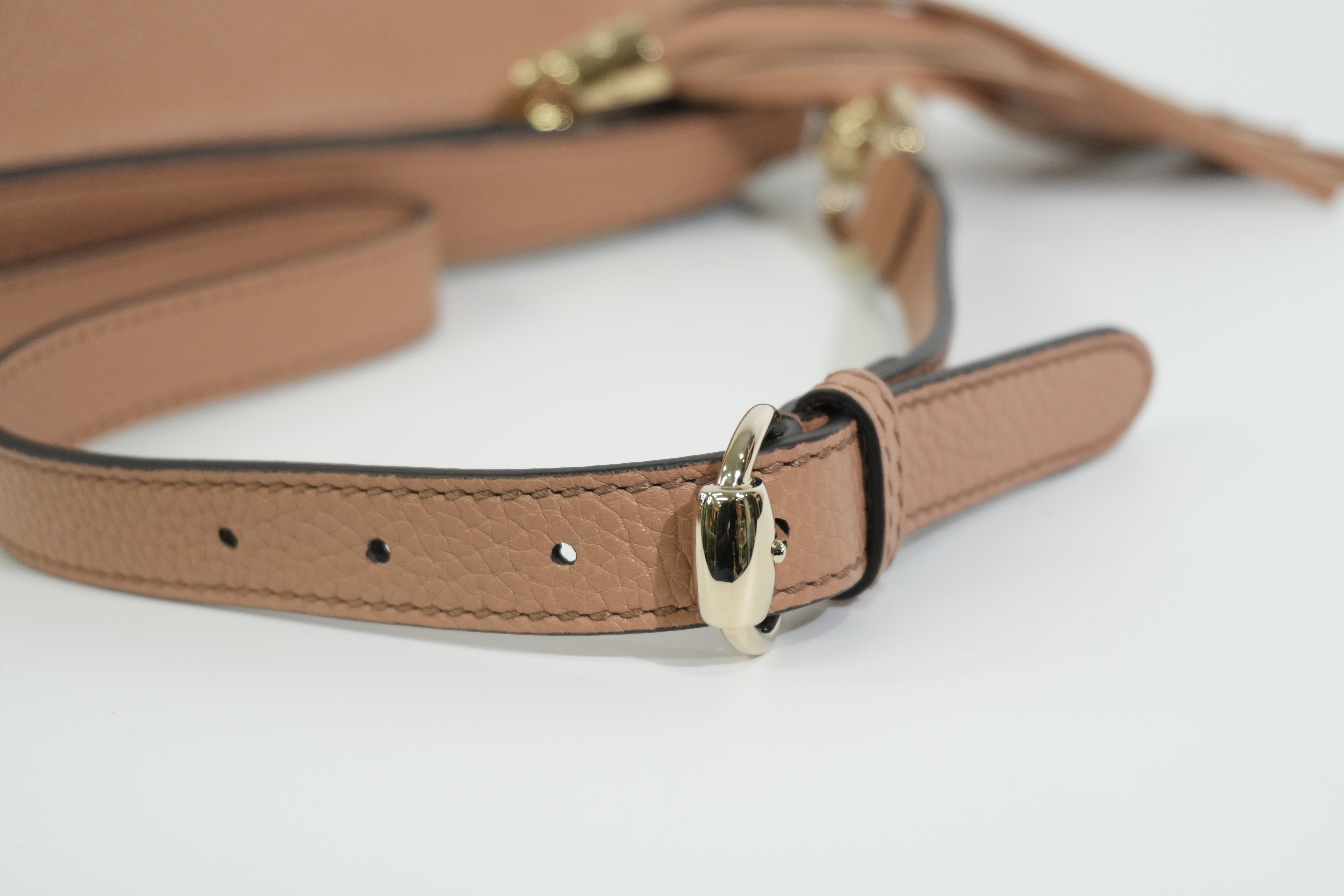 Pre-owned Gucci Soho Two Way Shoulder Bag Porcelain Rose