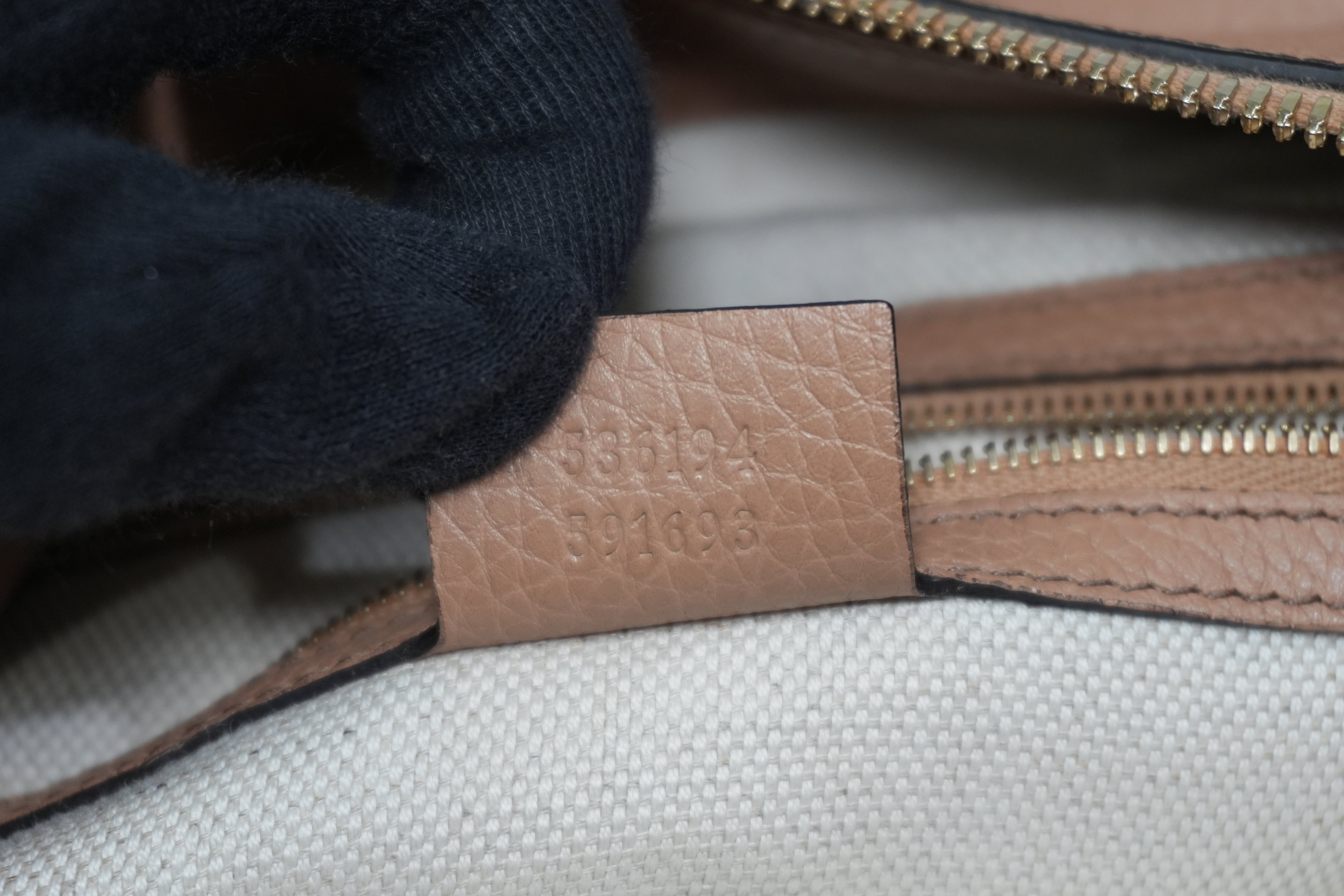 Pre-owned Gucci Soho Two Way Shoulder Bag Porcelain Rose