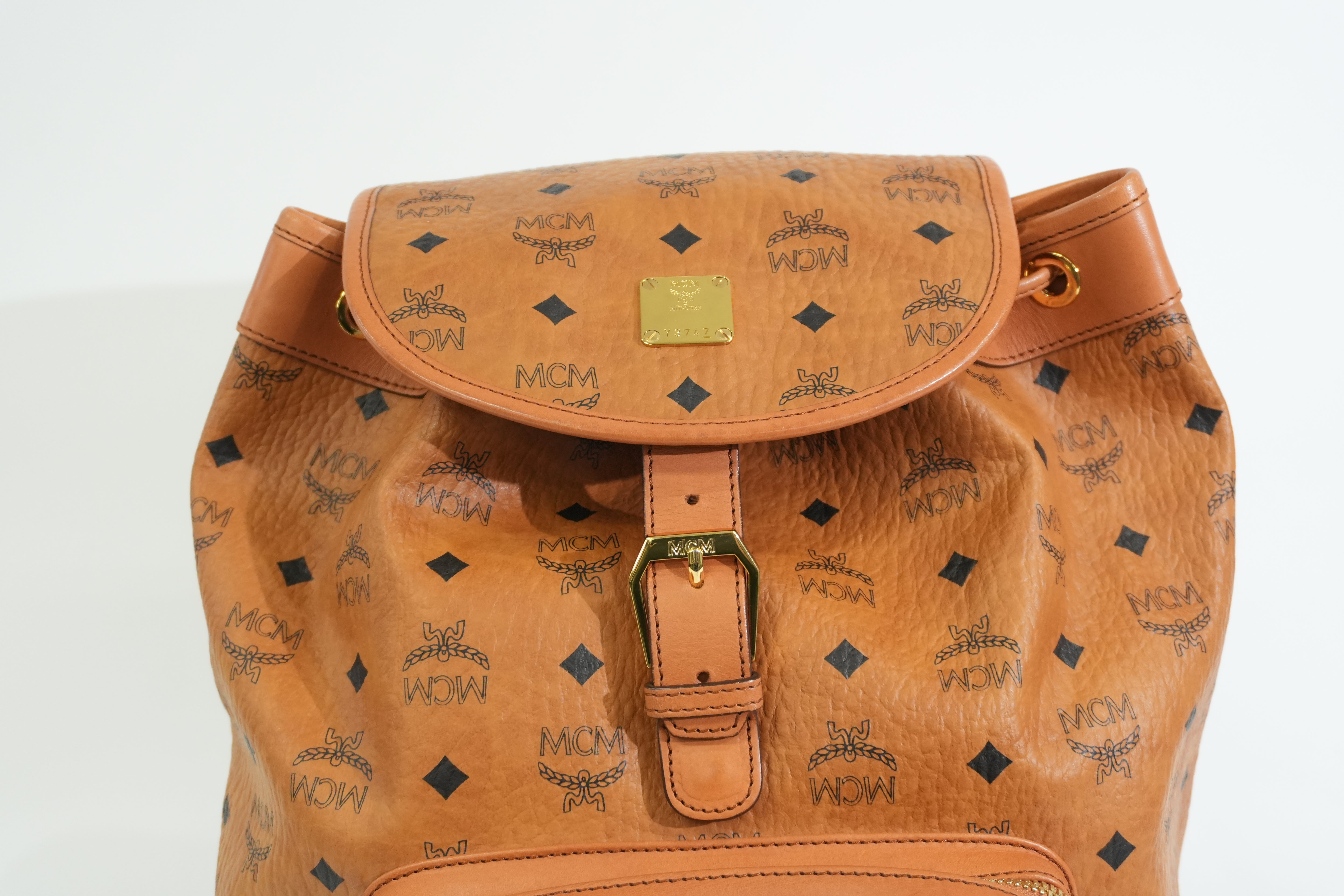 Pre-owned MCM Backpack Cognac