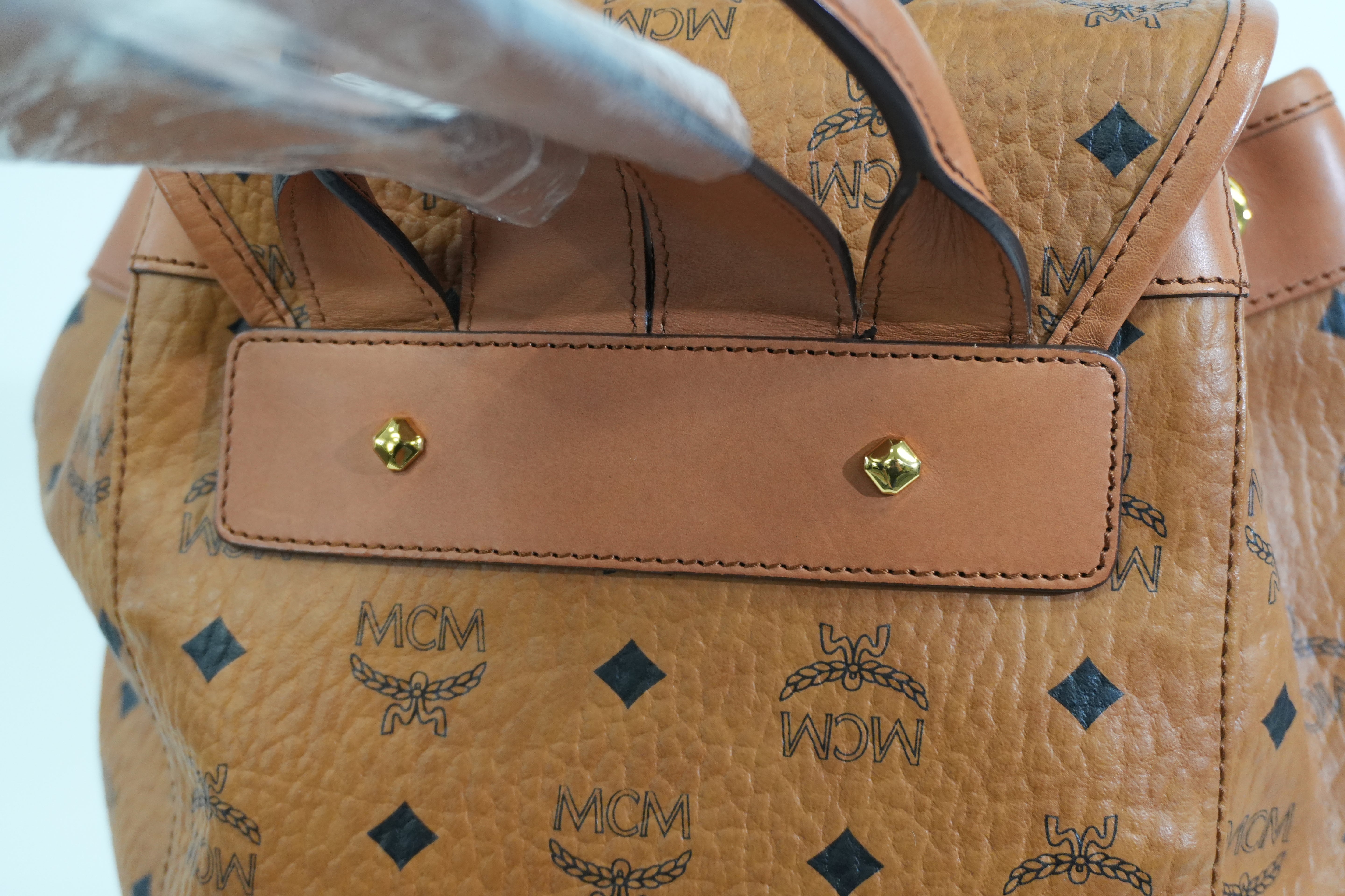 Pre-owned MCM Backpack Cognac