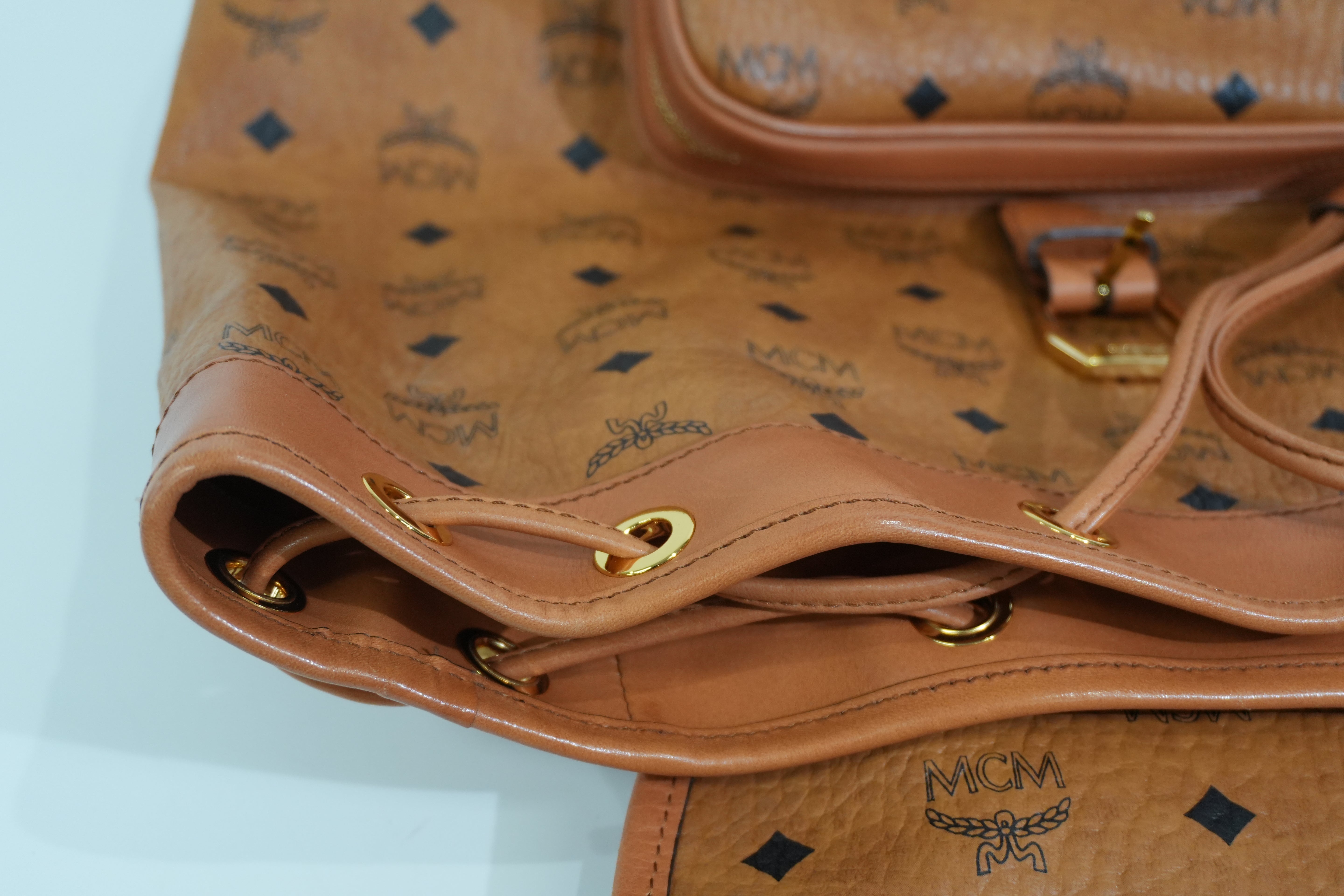 Pre-owned MCM Backpack Cognac