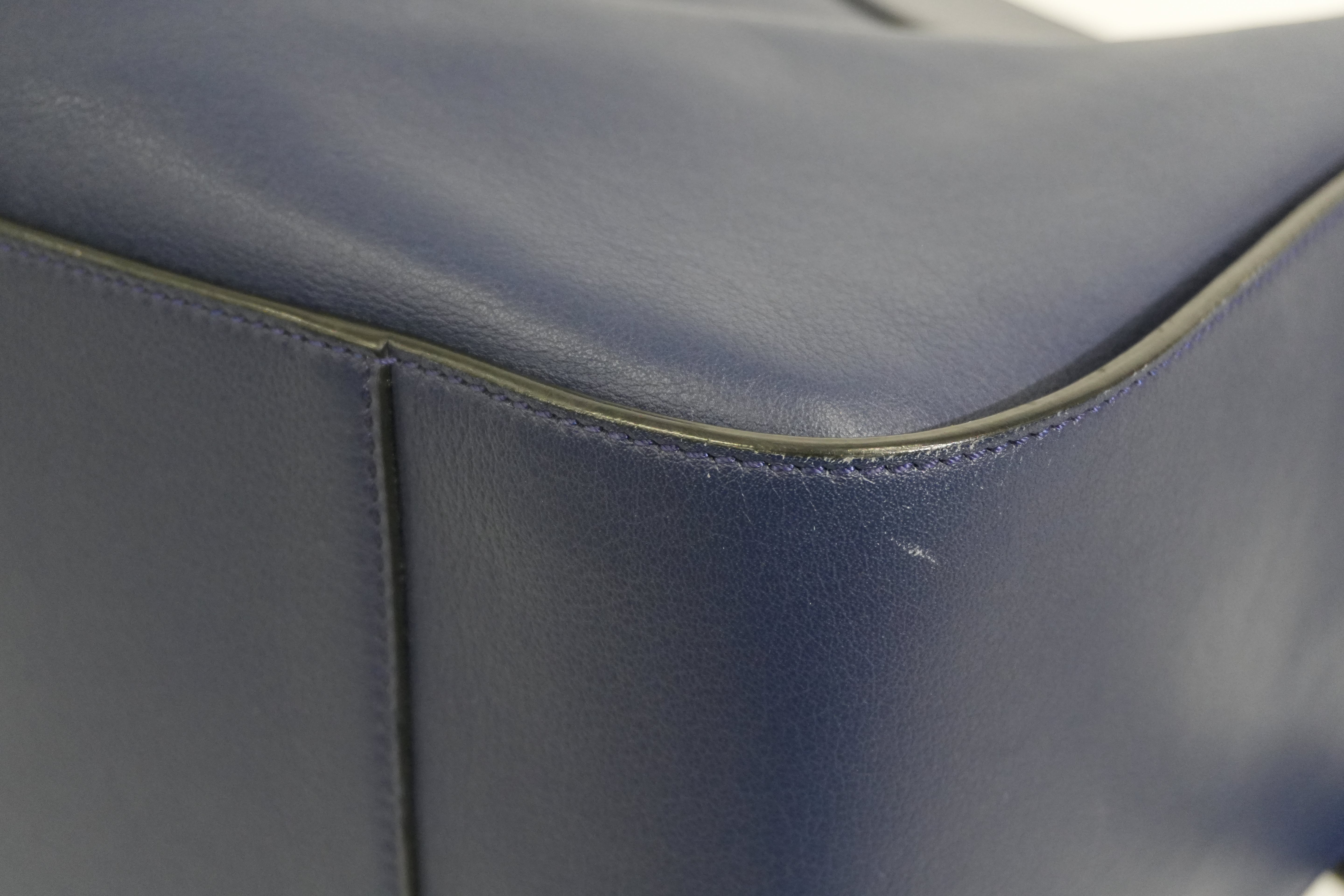 Pre-owned Loewe Hammock Shoulder Bag Navy Blue