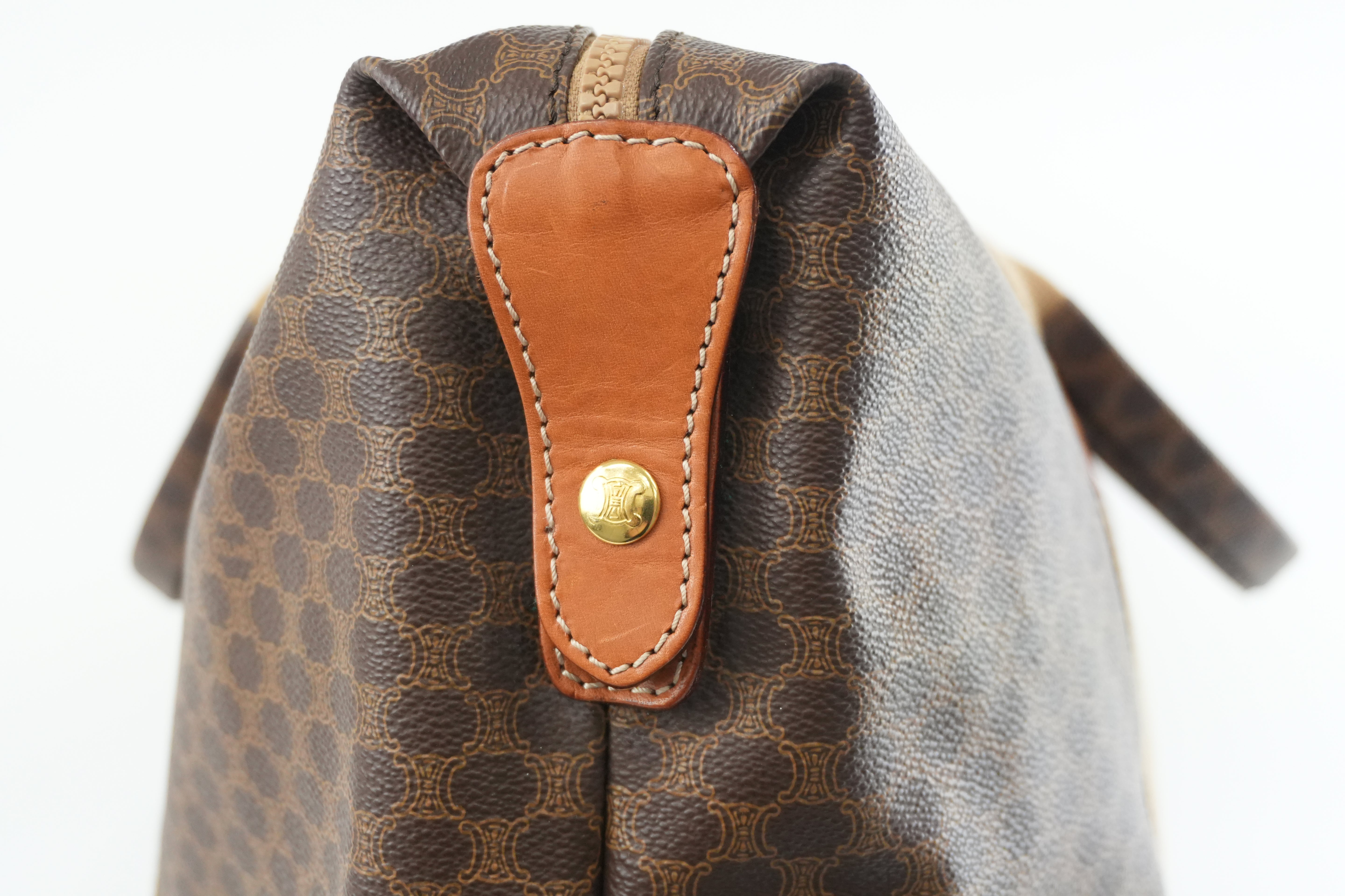 Celine Macadam Travel Tote Bag Used