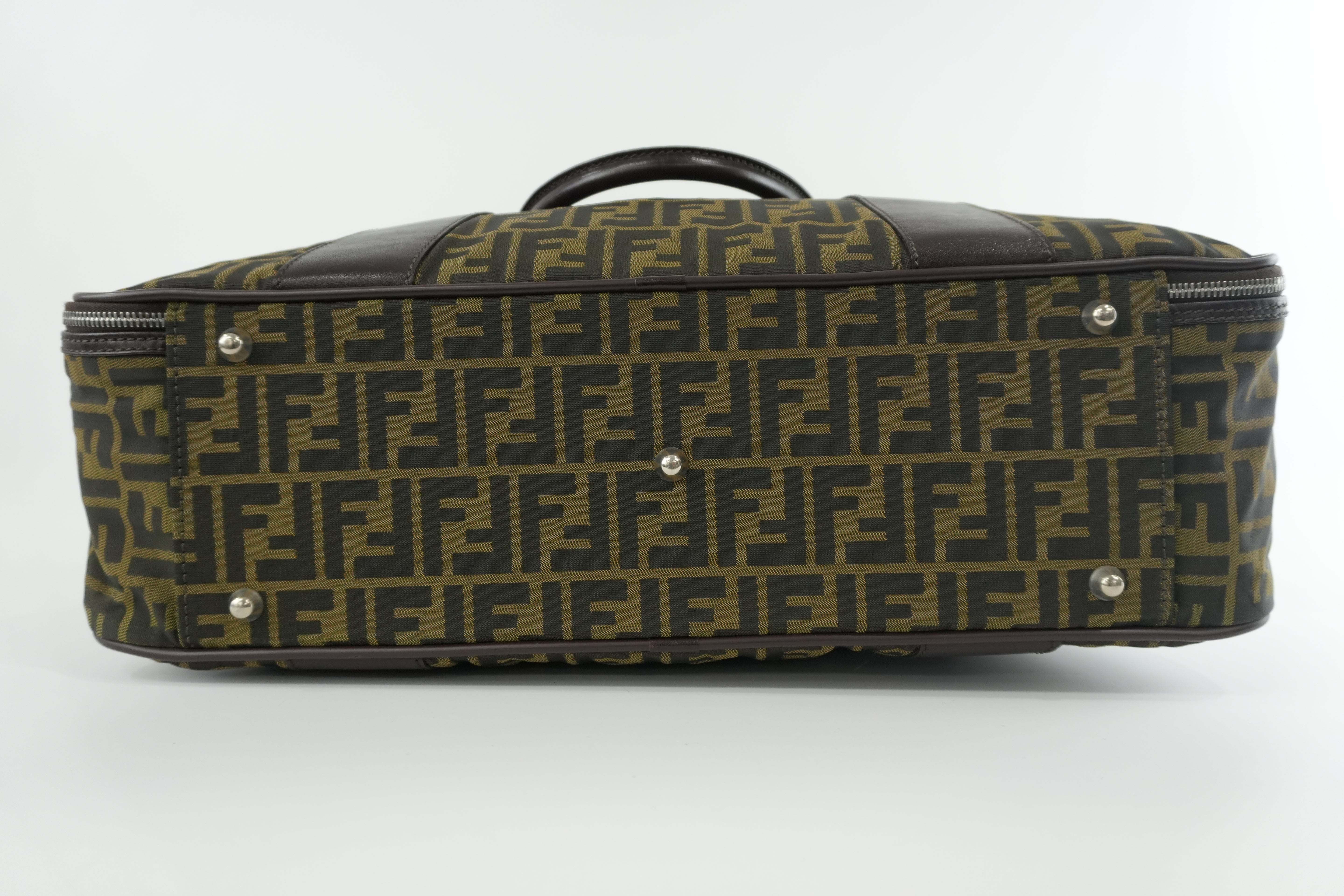 Fendi Zucca Duffle Bag Used