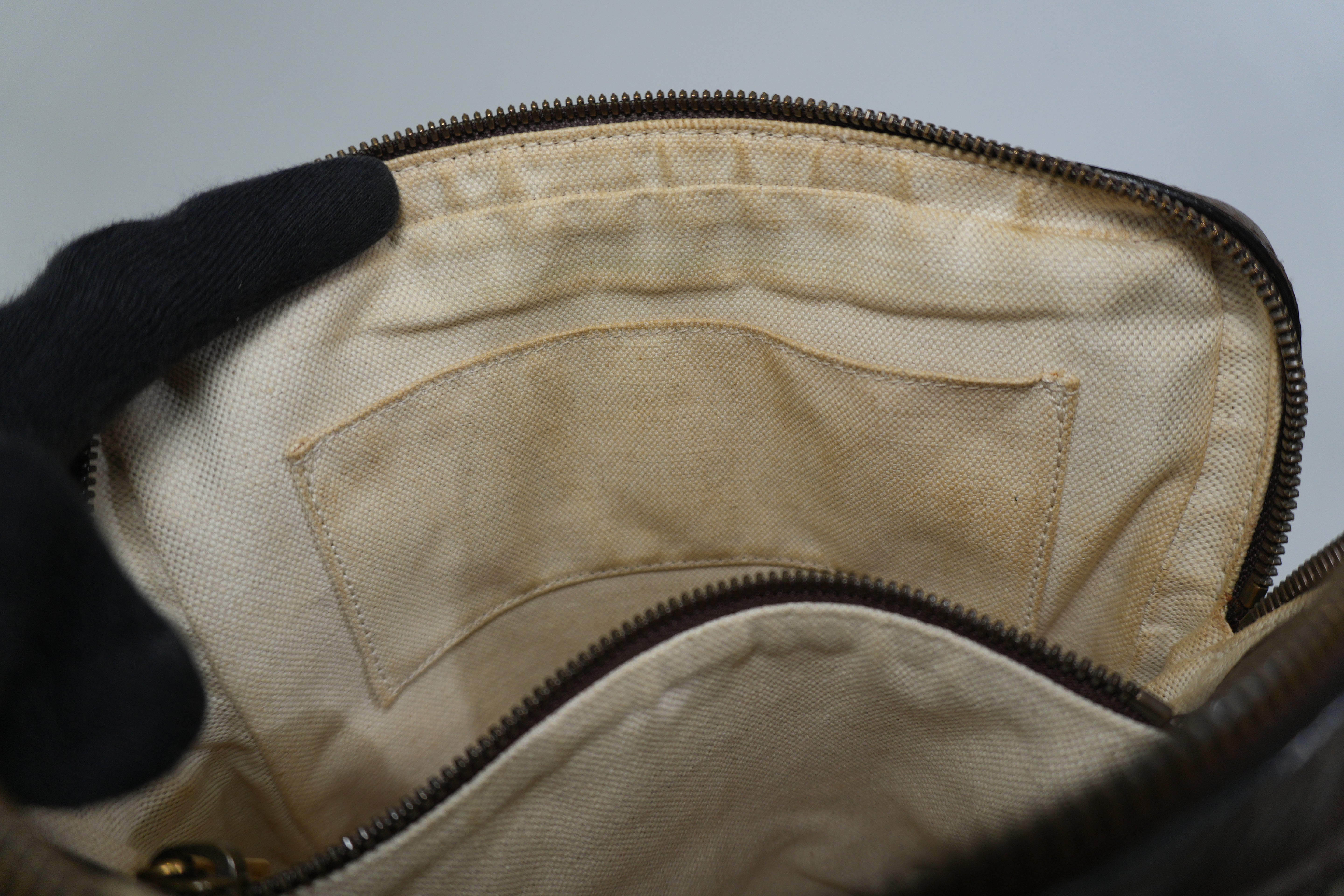 Pre-owned Gucci Ophidia Shoulder Bag Brown