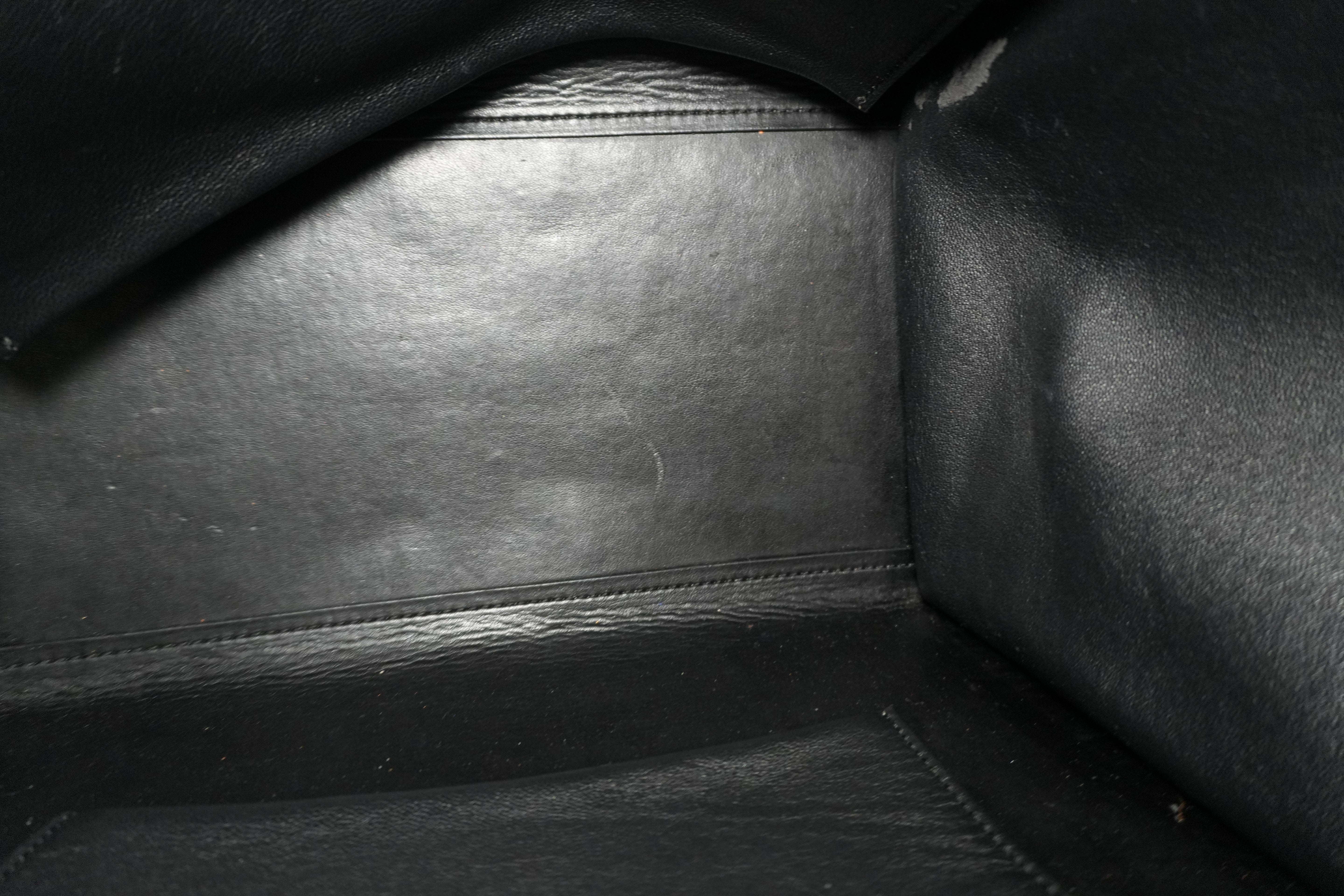 Pre-owned Celine Trapeze Two Way Shoulder Bag Tricolor Blue