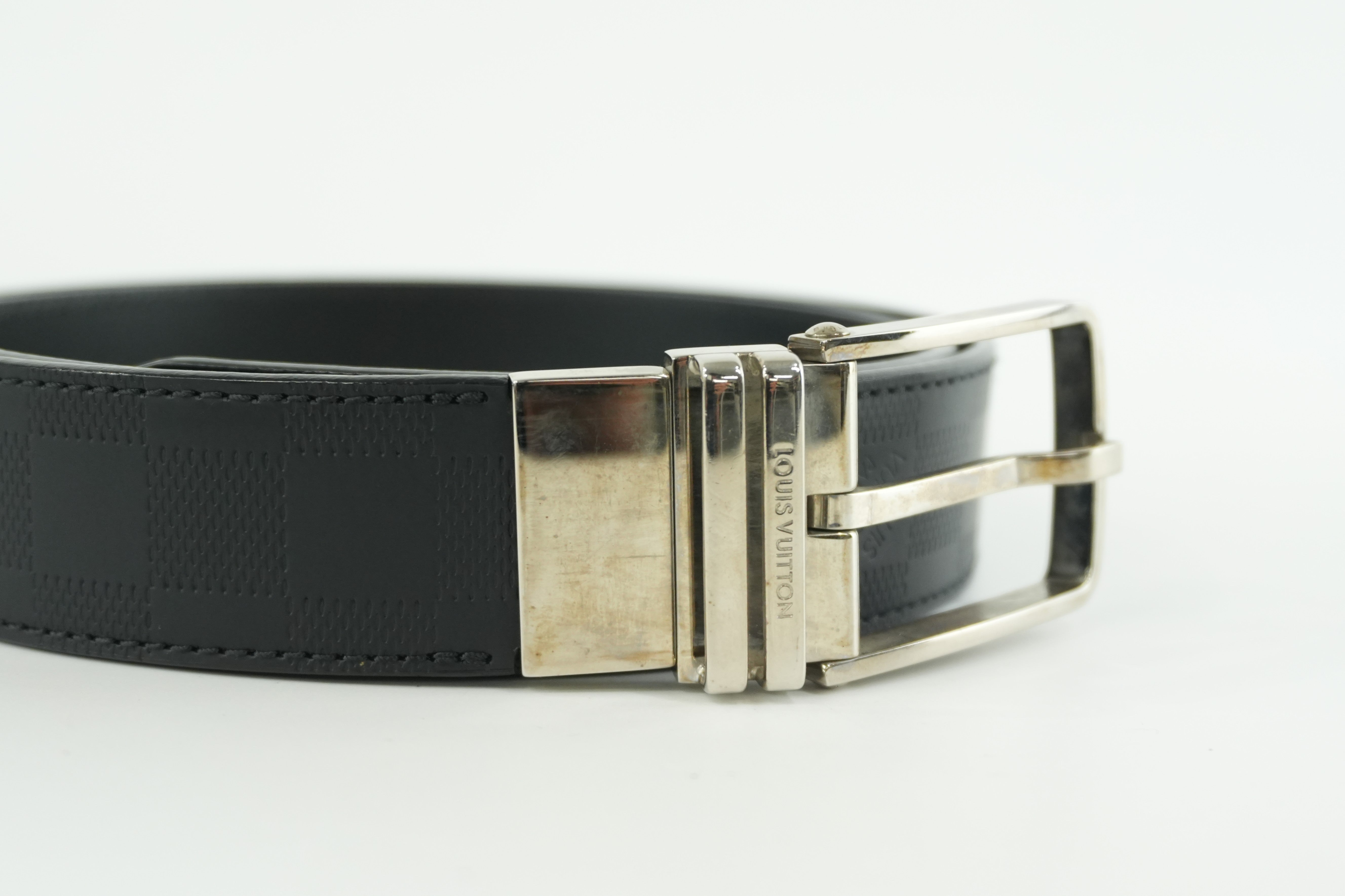 Louis Vuitton Belt Size 95 Black Used