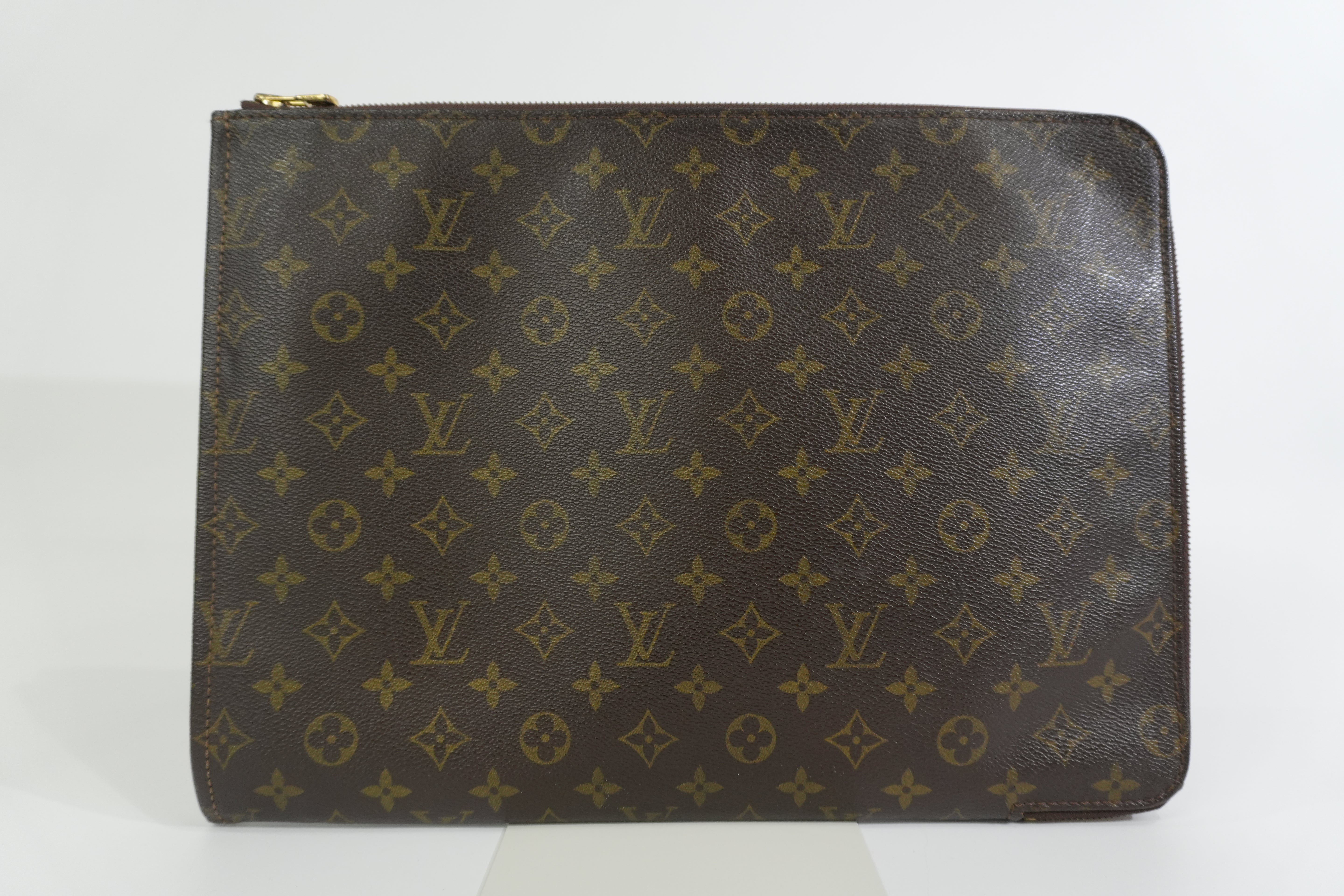 Pre-owned Louis Vuitton Monogram Pochette Document Clutch Bag